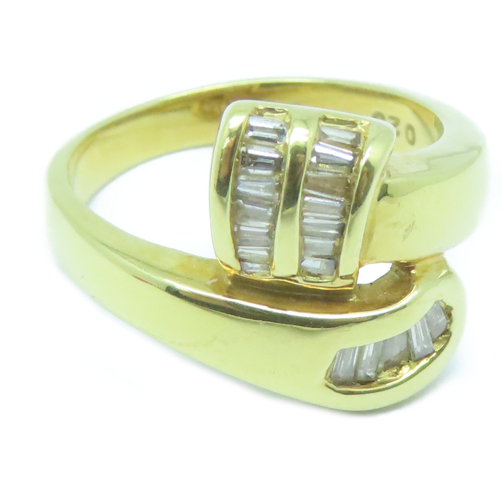 JEWELRY **【激減優惠】18K黃金Diamond Ring 0.25ct鑽石戒指US#5.5