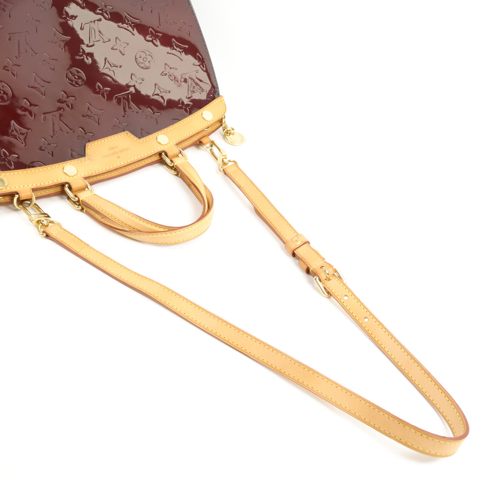 LOUIS VUITTON Vernis Brea MM手挽肩背兩用袋