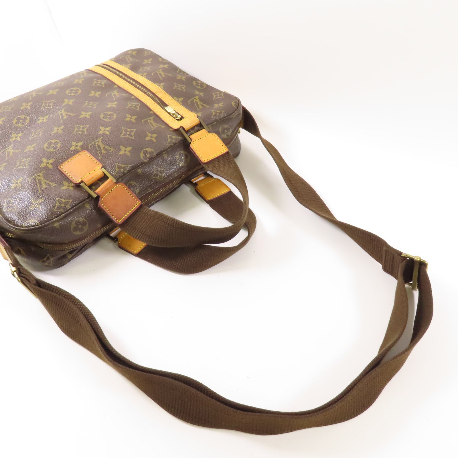 LOUIS VUITTON 【激減優惠】Monogram Sac Bosphore金扣手挽肩背兩用袋