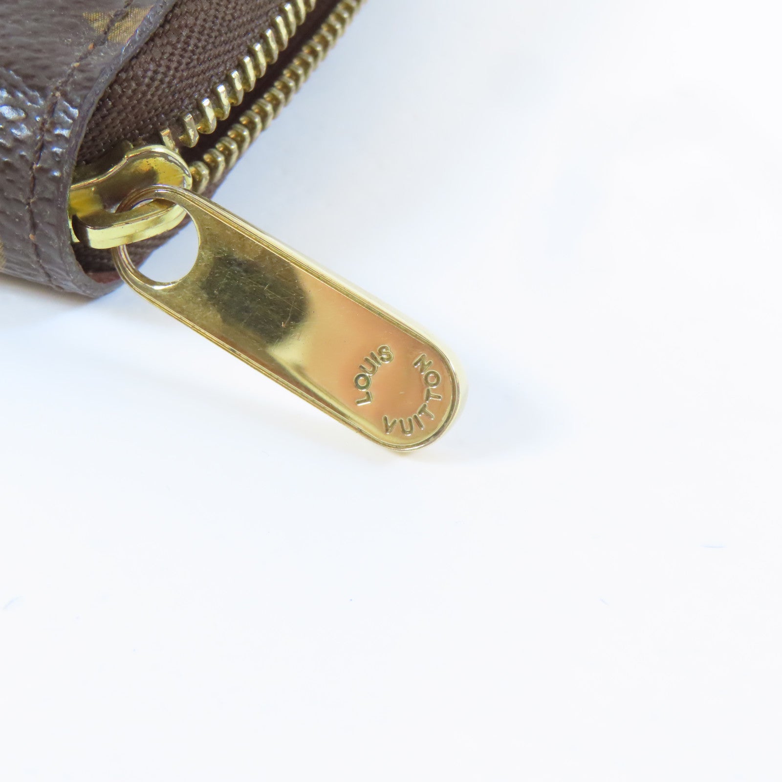 LOUIS VUITTON 【激減優惠】Monogram Zippy Coin Purse金扣零錢包啡色