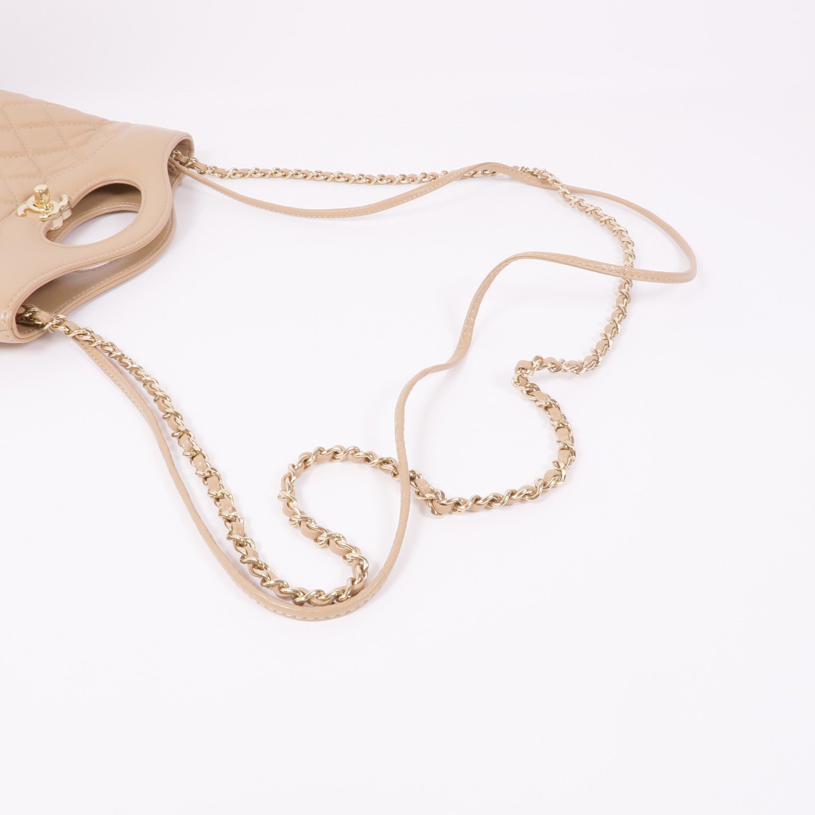 CHANEL 羊皮皮革Chanel 31 Mini金扣手挽肩背兩用袋