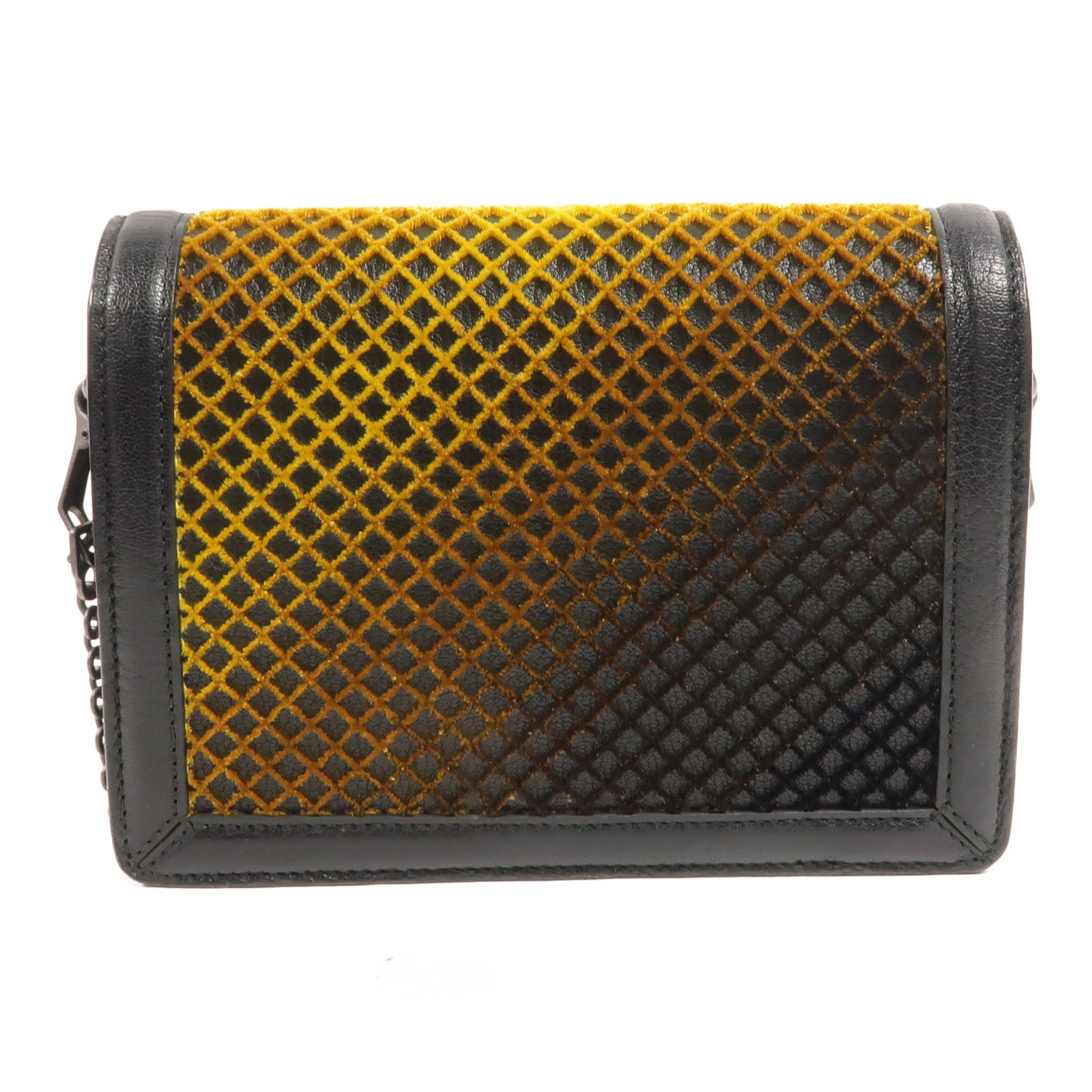 BOTTEGA VENETA 牛皮皮革/天鵝絨Mini Montebello Crisscross肩背袋