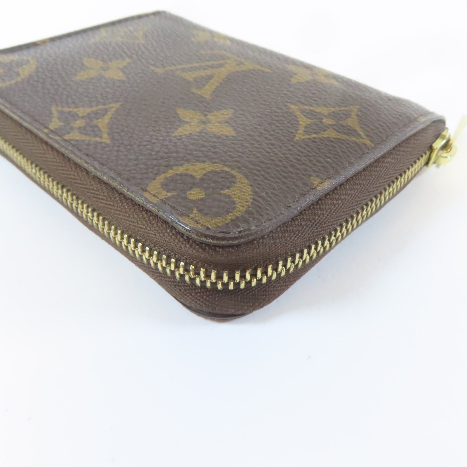 LOUIS VUITTON 【激減優惠】Monogram Zippy Coin Purse金扣零錢包啡色