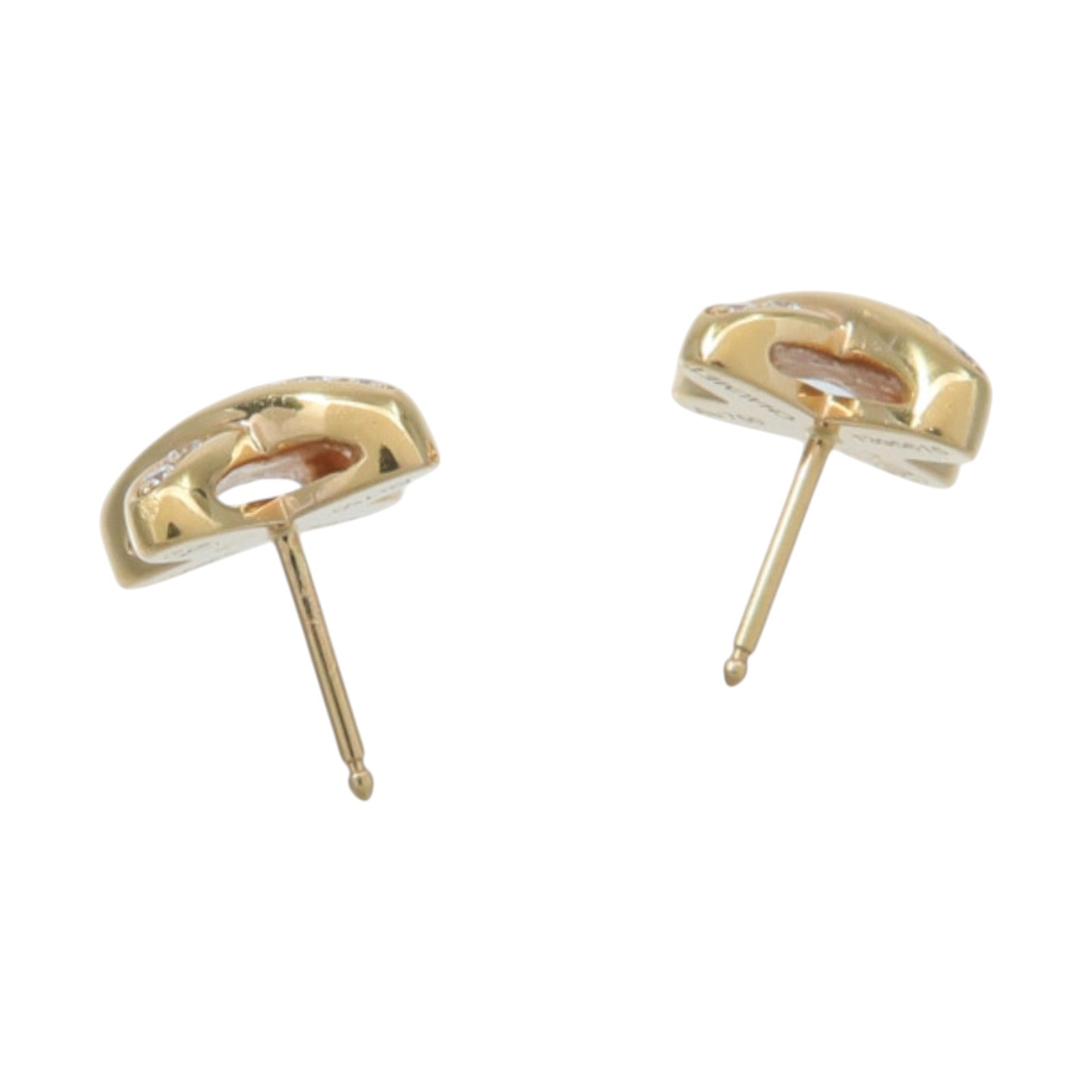 Chaumet 18K玫瑰金Jeux de Liens Earring鑽石耳環