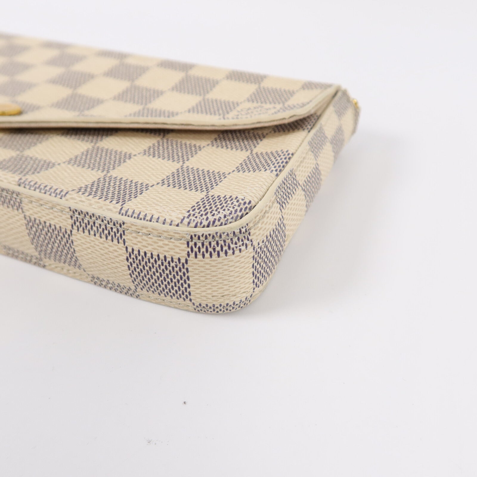 LOUIS VUITTON Damier Azur Pochette Felicie肩背袋