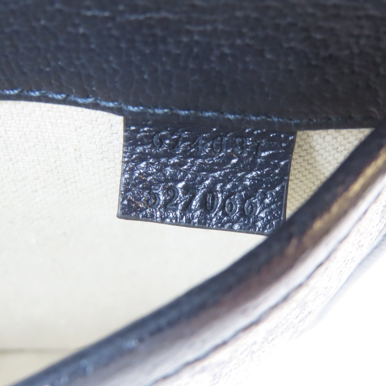 GUCCI 塗層帆布Ophidia Belt Bag銀扣腰包藍色/米白色