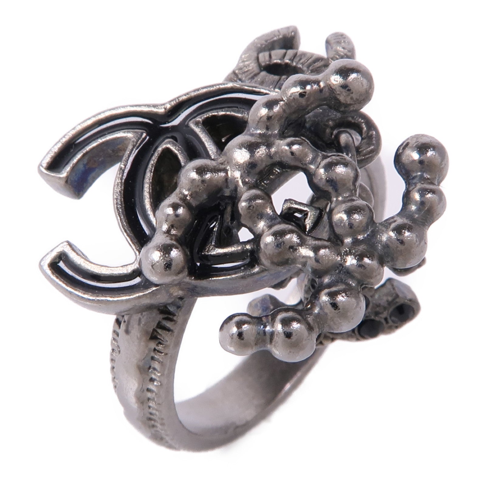 CHANEL 金屬Ring戒指US#6.5