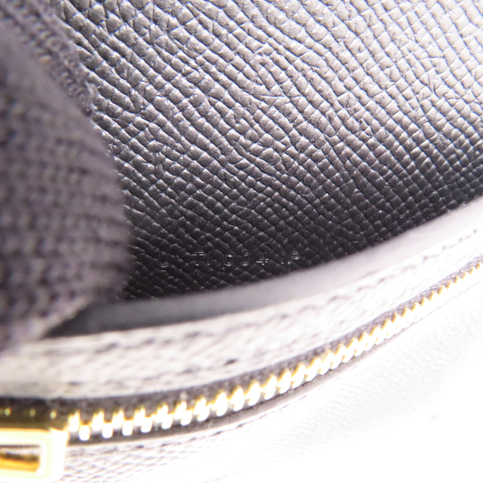 HERMES Epsom皮革Bearn Compact Wallet金扣錢包Noir