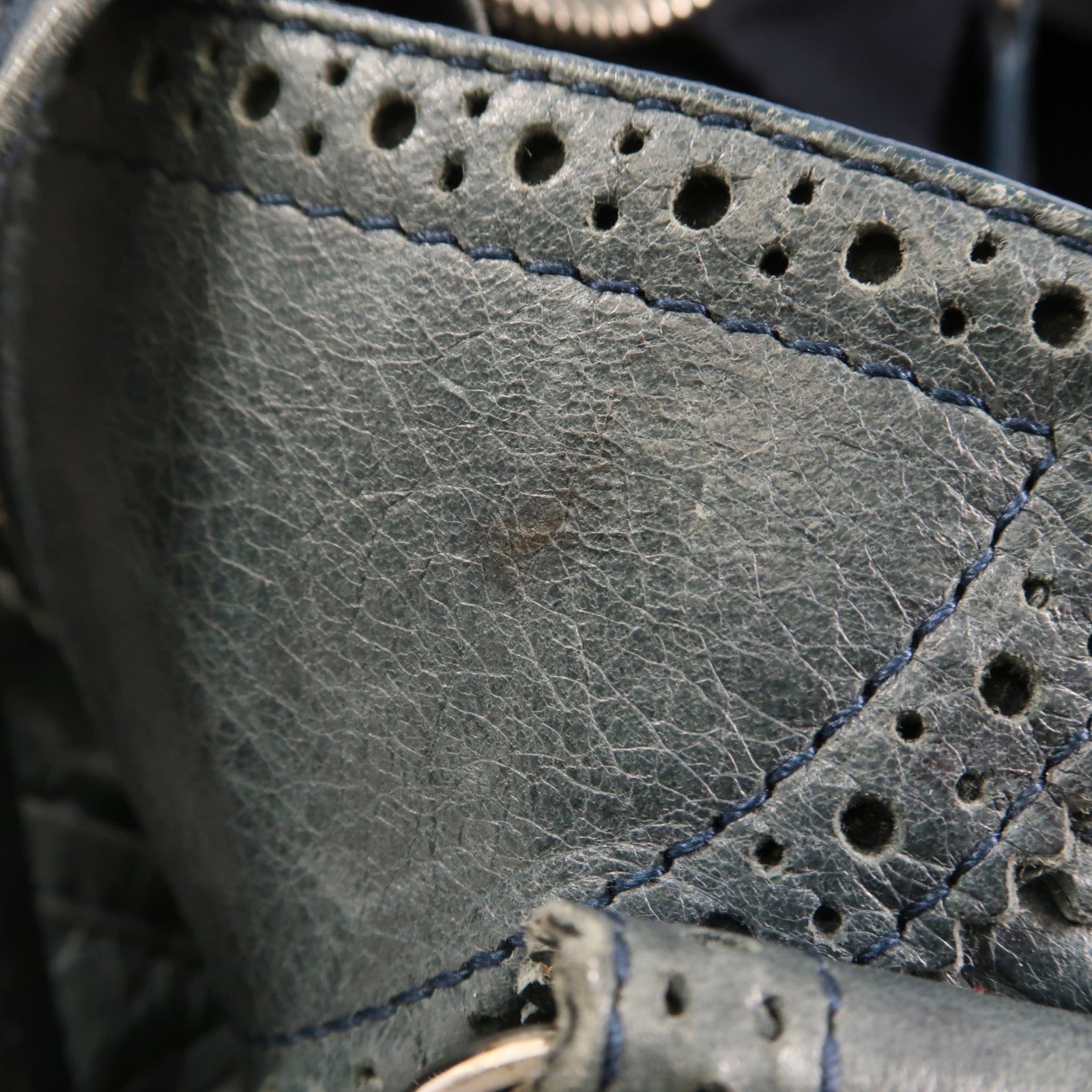 BALENCIAGA 牛皮皮革Giant City銀扣手挽肩背兩用袋