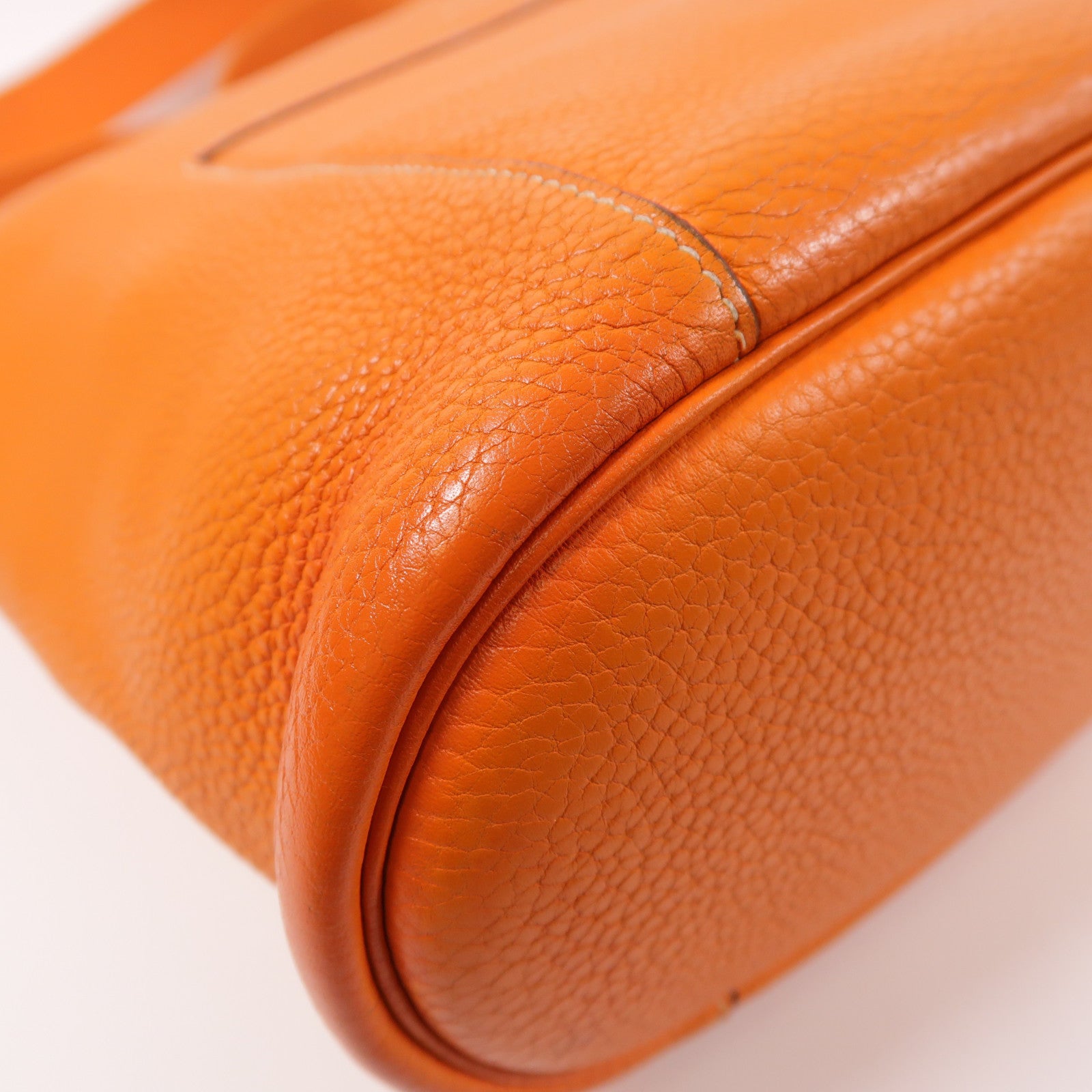 HERMES Clemence皮革Good News銀扣肩背袋