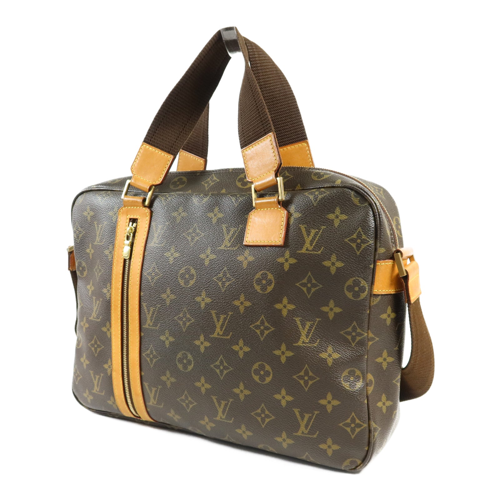 LOUIS VUITTON Monogram Sac Bosphore金扣手挽肩背兩用袋