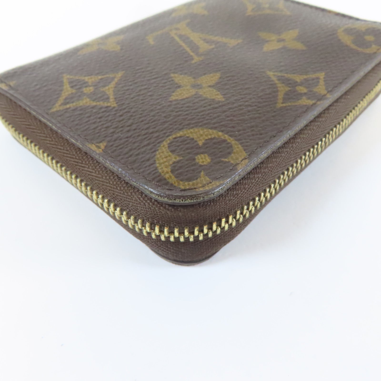 LOUIS VUITTON 【激減優惠】Monogram Zippy Coin Purse金扣零錢包啡色