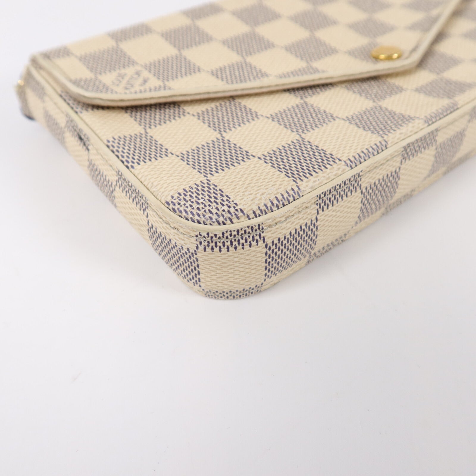LOUIS VUITTON Damier Azur Pochette Felicie肩背袋