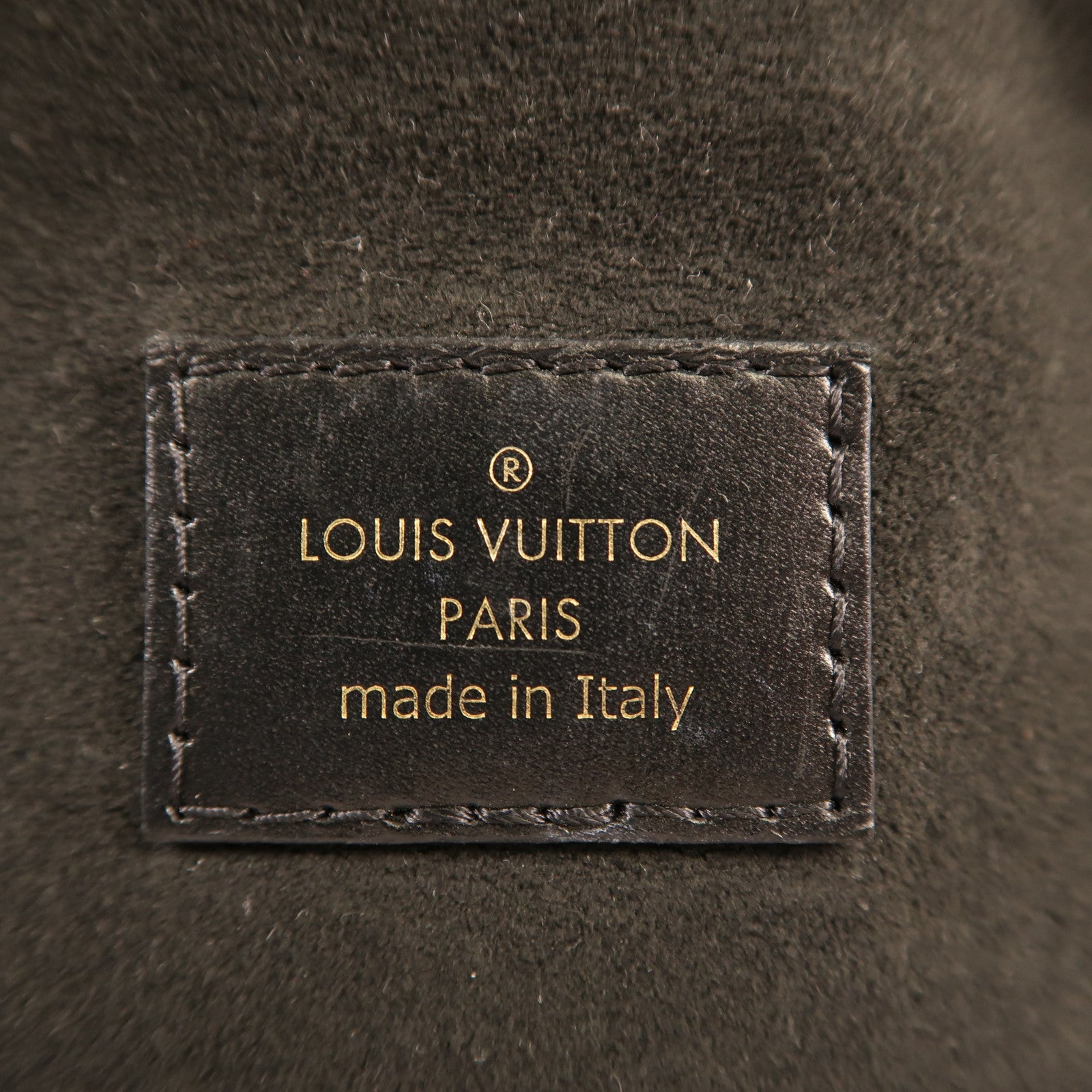 LOUIS VUITTON Monogram Reverse Vanity PM金扣手挽肩背兩用袋棕色