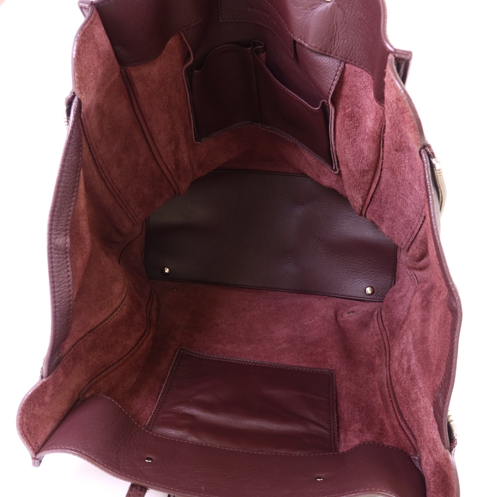 BALENCIAGA 牛皮皮革Papier Tote銀扣手挽袋