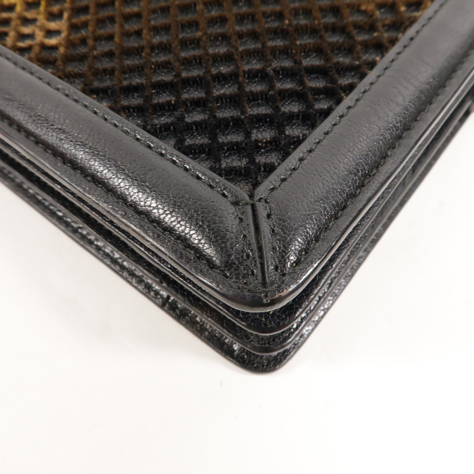 BOTTEGA VENETA 牛皮皮革/天鵝絨Mini Montebello Crisscross肩背袋