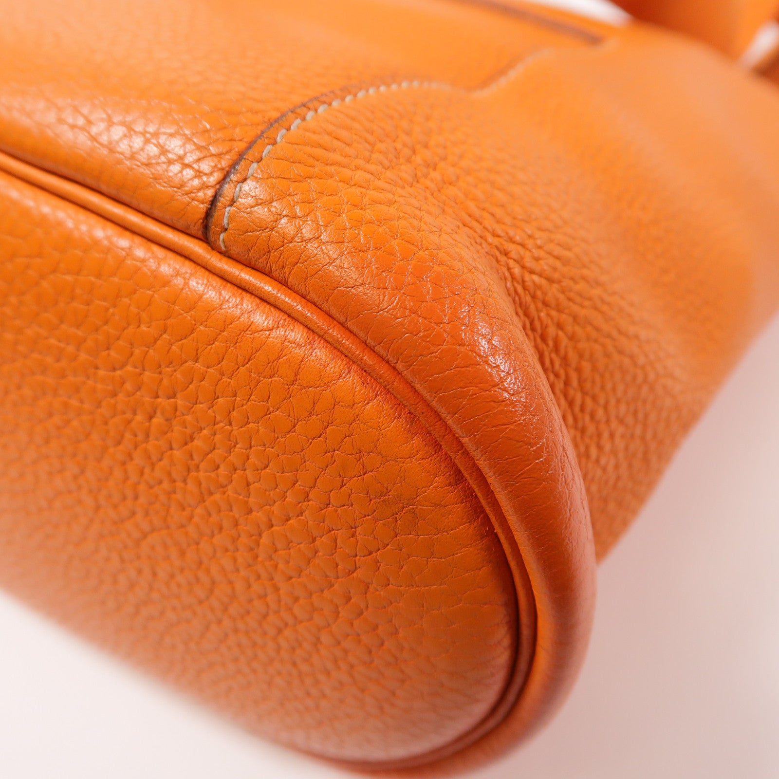 HERMES Clemence皮革Good News銀扣肩背袋