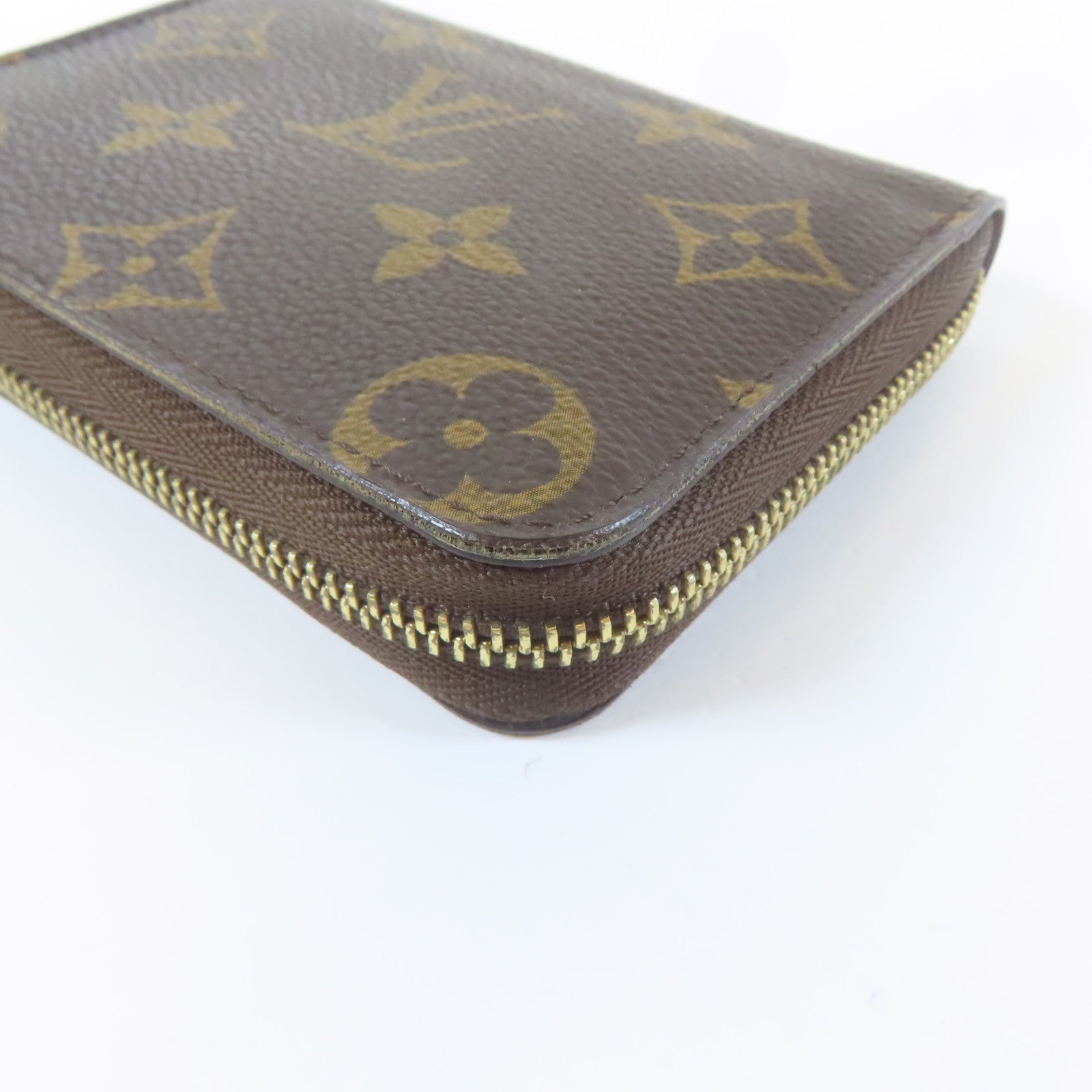 LOUIS VUITTON 【激減優惠】Monogram Zippy Coin Purse金扣零錢包啡色
