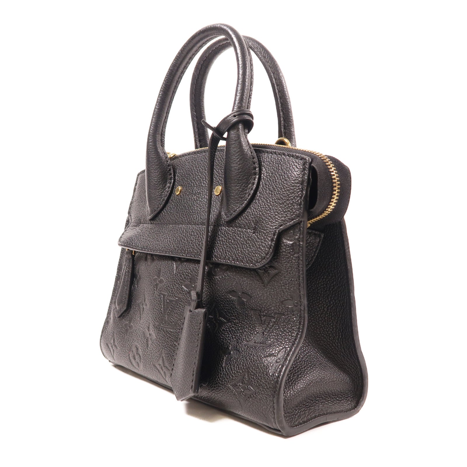 LOUIS VUITTON Monogram Empreinte Pont Neuf Mini金扣手挽肩背兩用袋