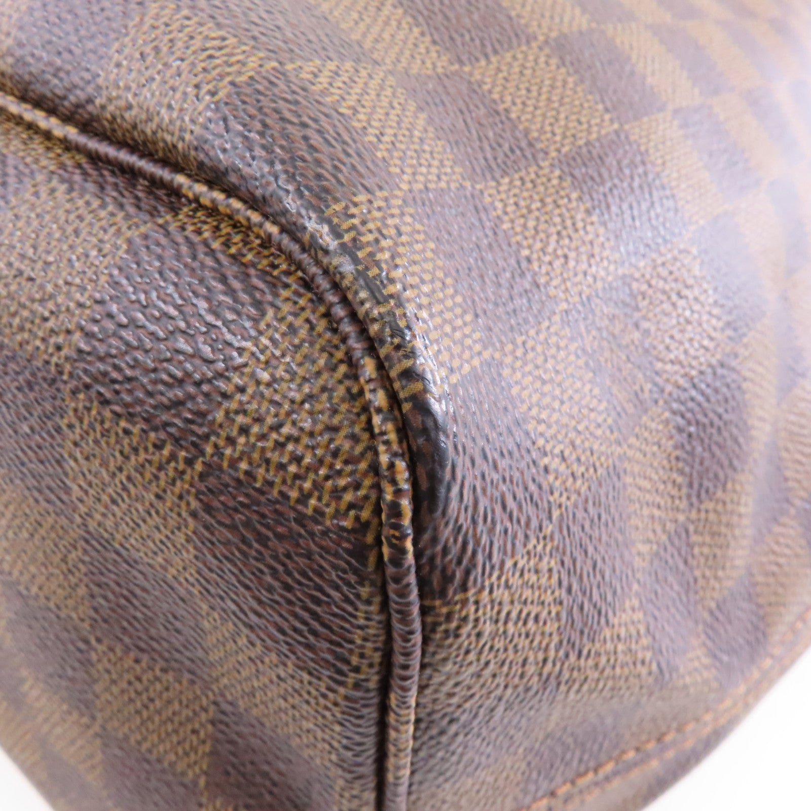 LOUIS VUITTON 【激減優惠】Damier Neverfull PM金扣肩背袋啡色