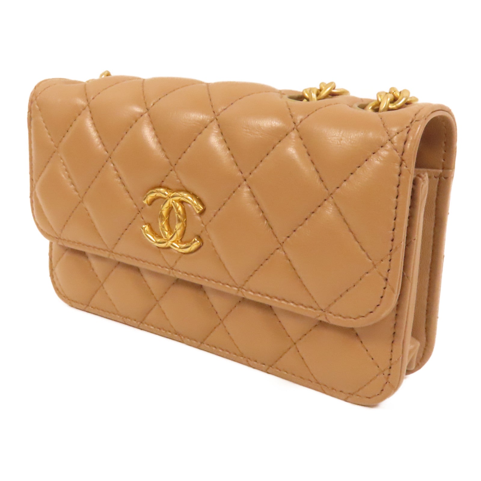 CHANEL 羊皮皮革Wallet On Chain肩背袋