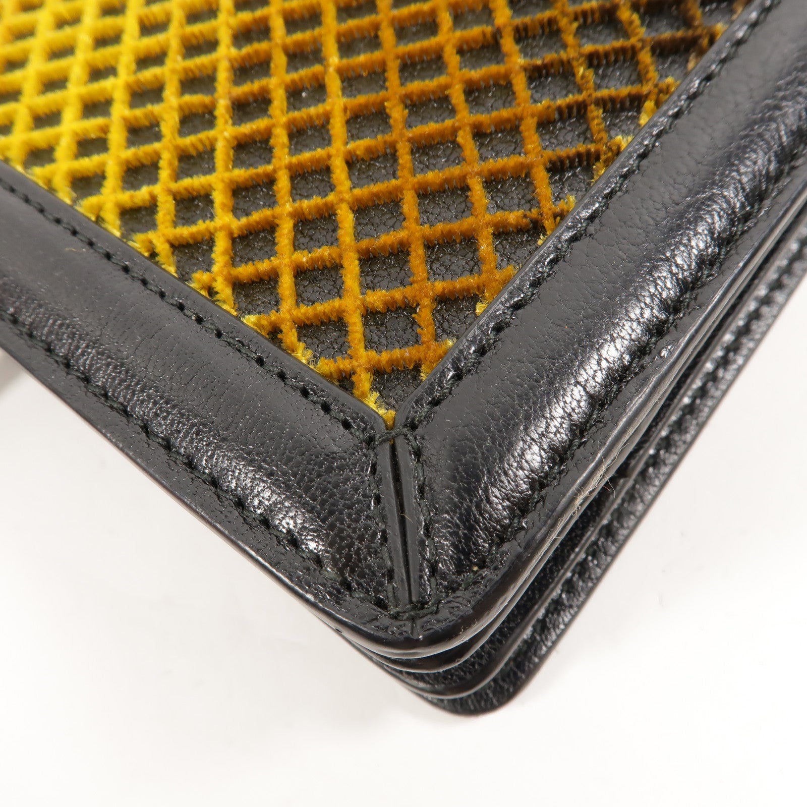 BOTTEGA VENETA 牛皮皮革/天鵝絨Mini Montebello Crisscross肩背袋