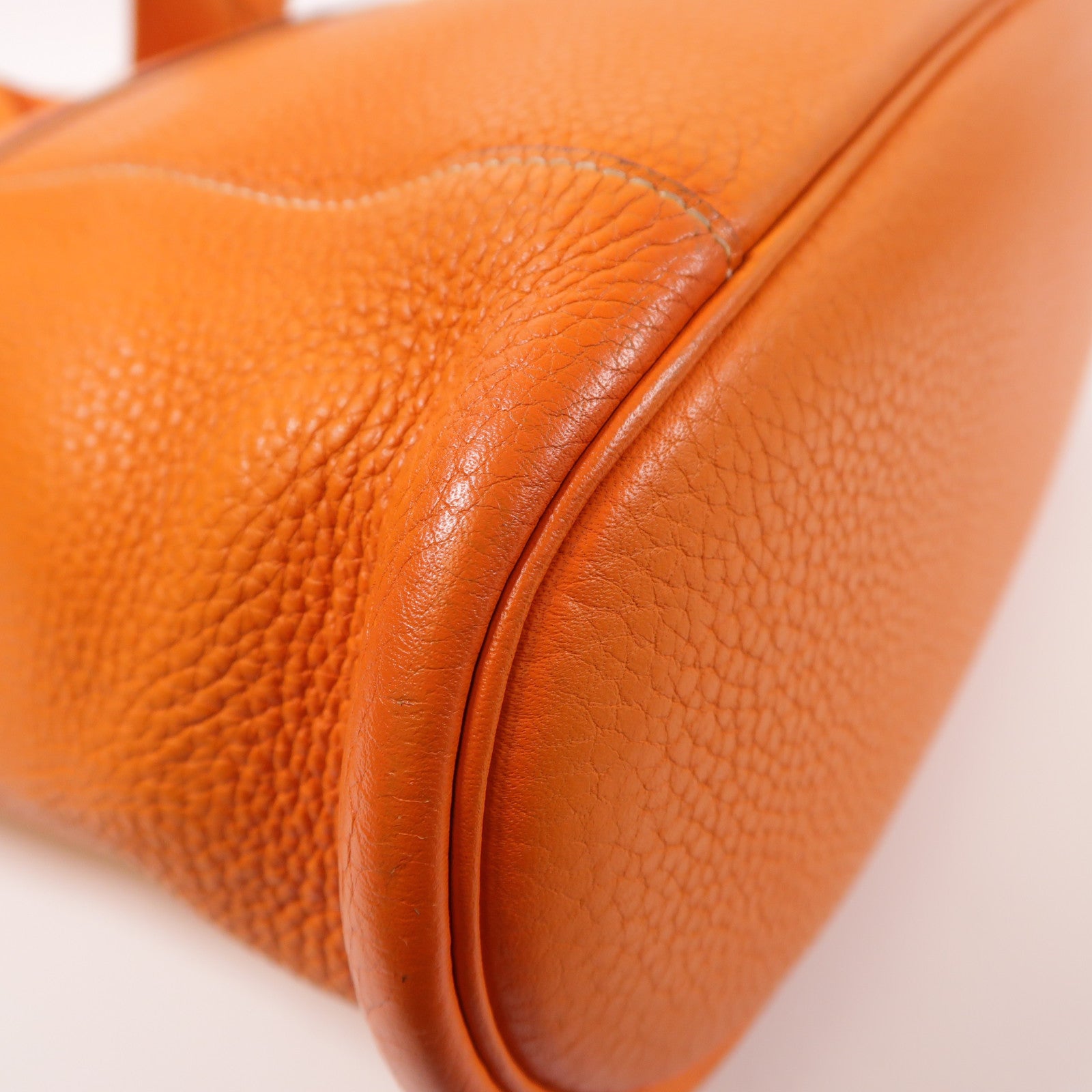 HERMES Clemence皮革Good News銀扣肩背袋