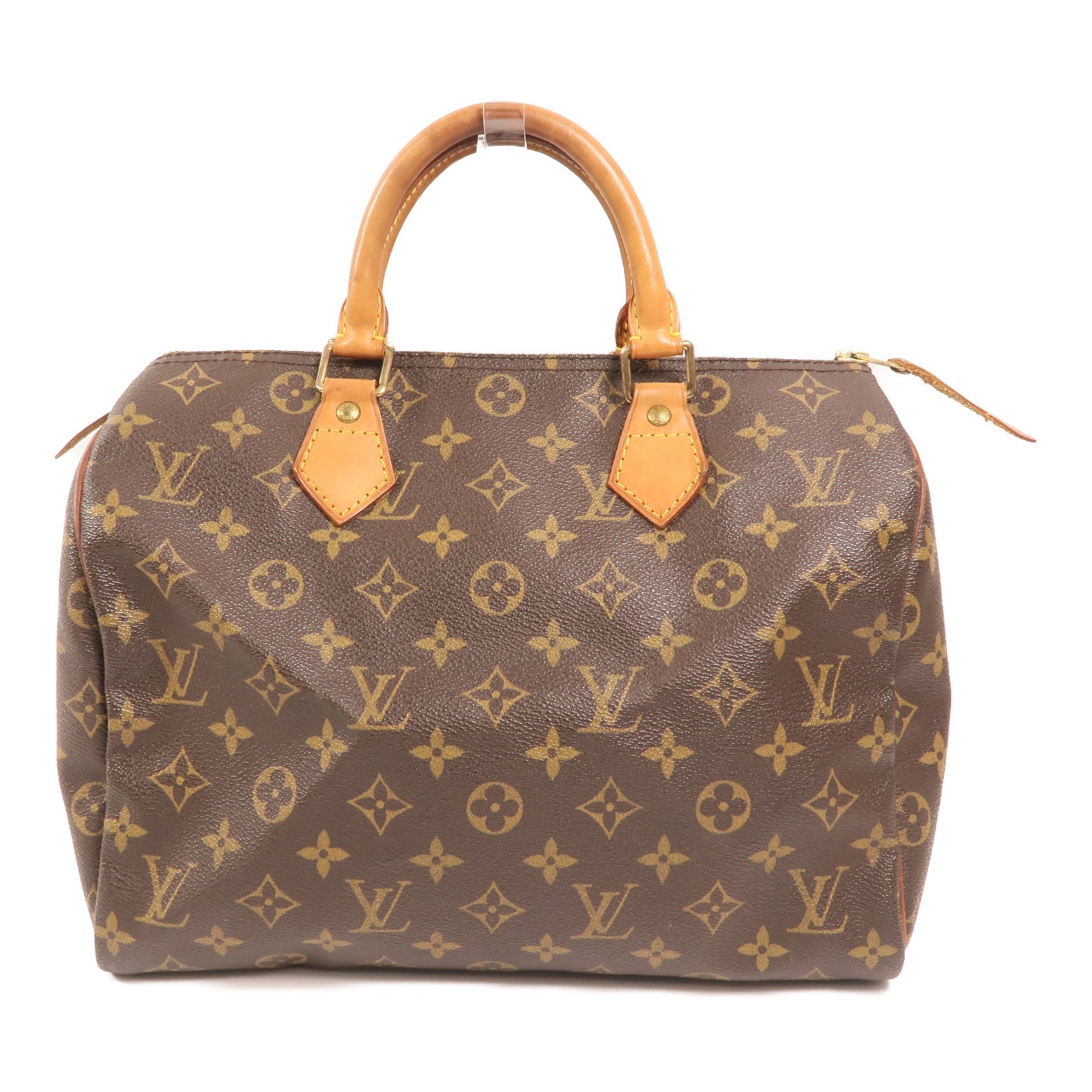 LOUIS VUITTON Monogram Speedy 30金扣手挽袋