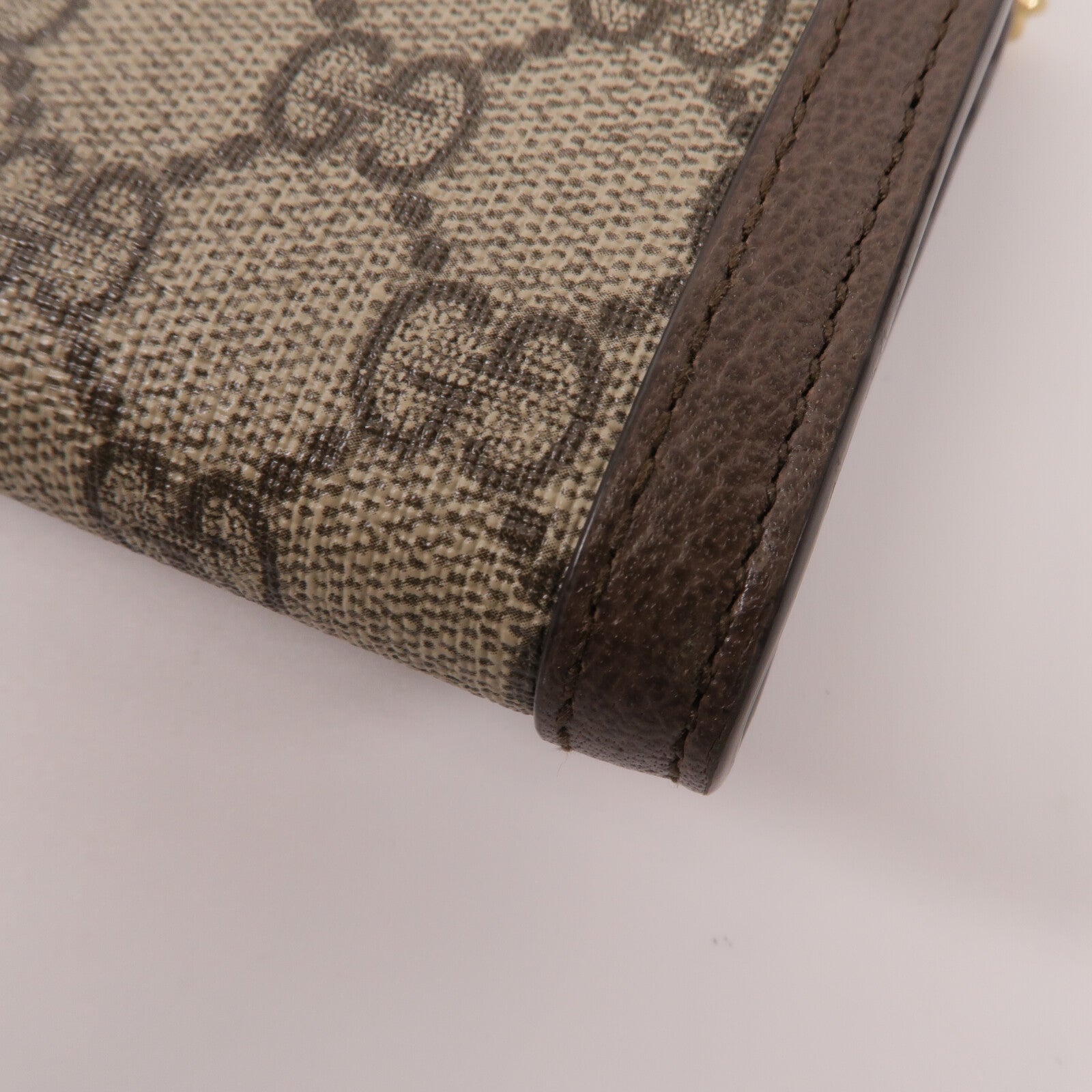 GUCCI 塗層帆布Ophidia Wallet With Chain鏈帶肩背袋