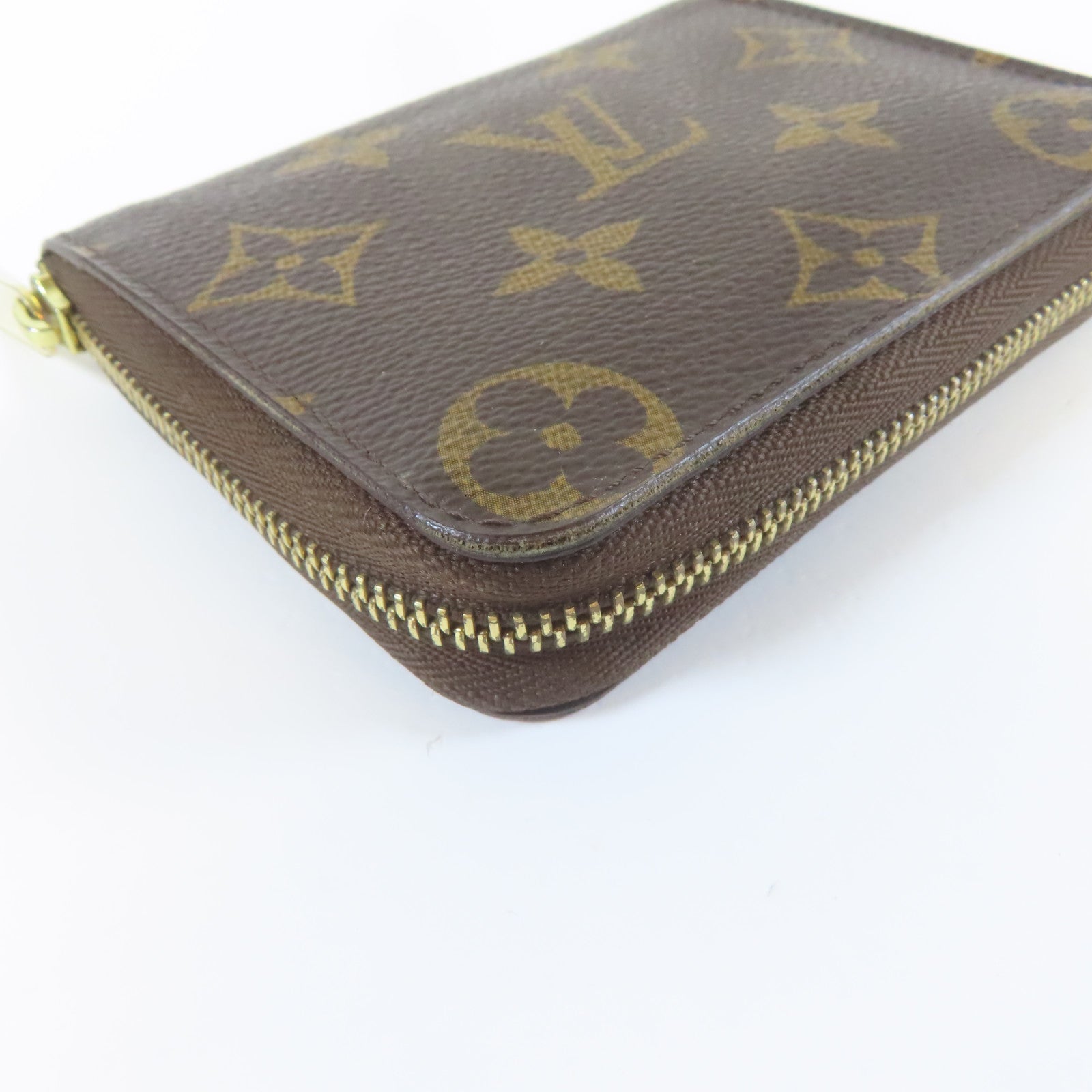 LOUIS VUITTON 【激減優惠】Monogram Zippy Coin Purse金扣零錢包啡色