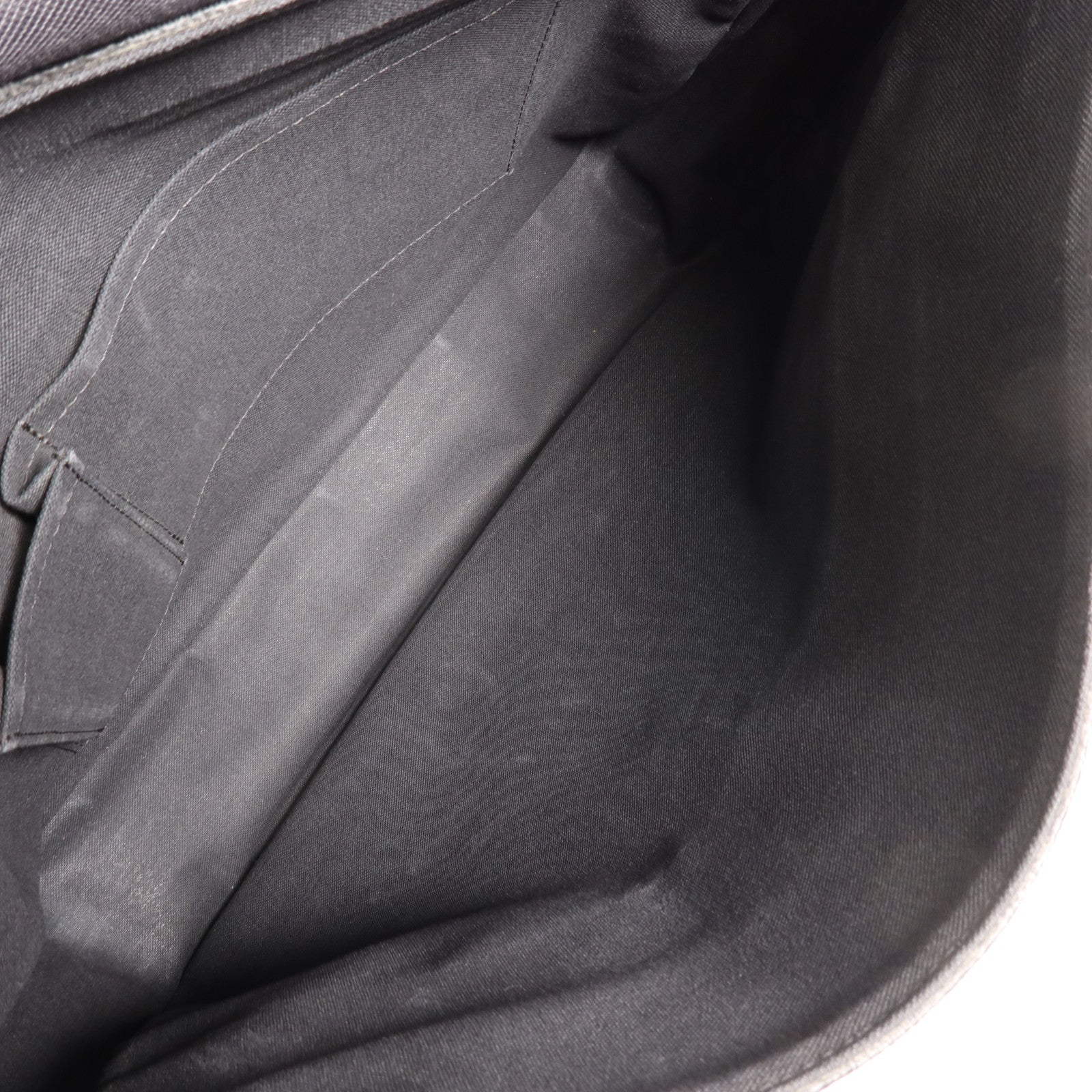 LOUIS VUITTON Damier Graphite Daniel GM銀扣肩背袋