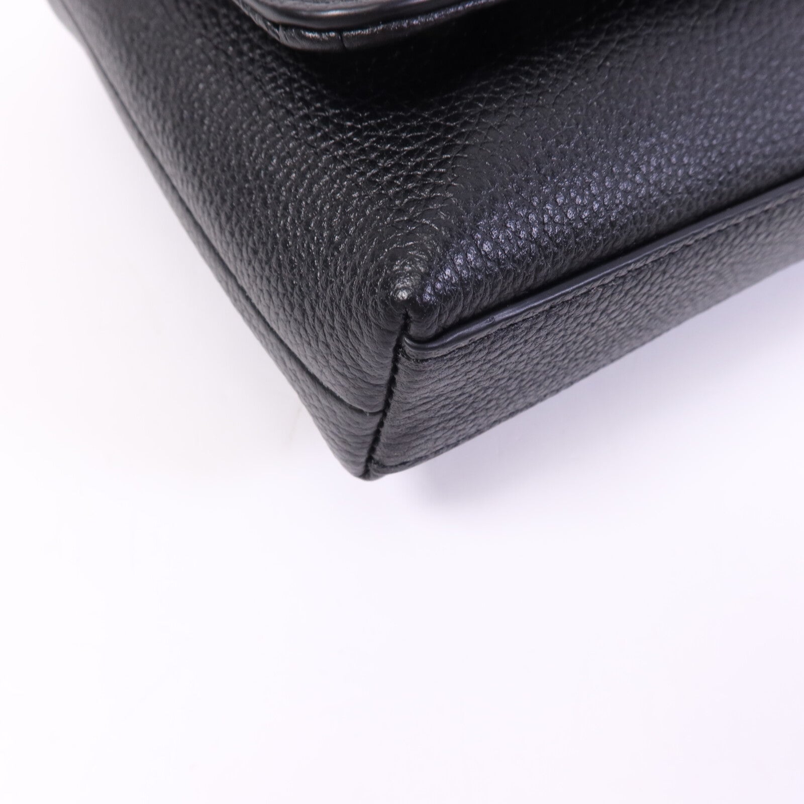 COACH 牛皮皮革Shoulder Bag金扣肩背袋