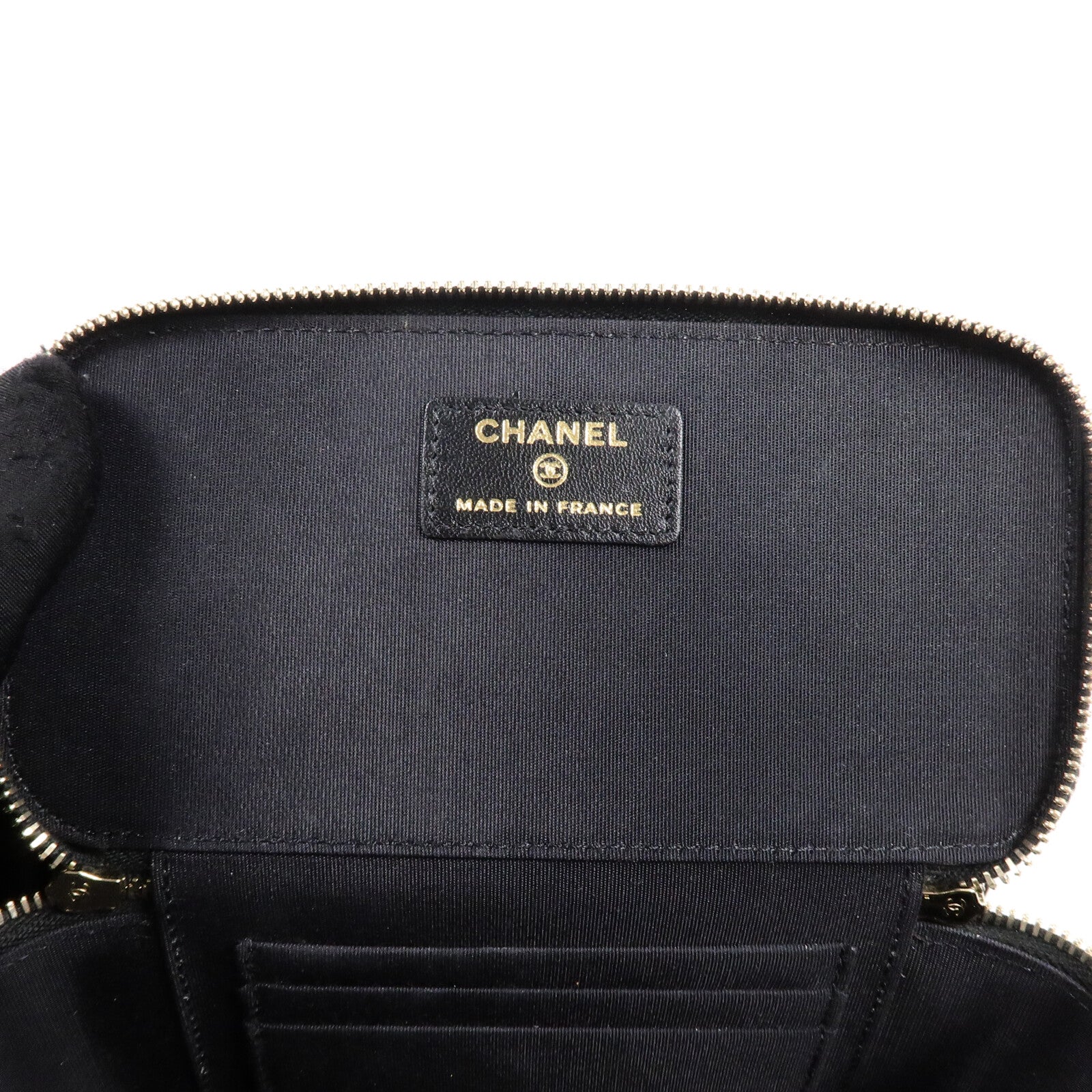 CHANEL 羊皮皮革Vanity Case Top Handle手挽肩背兩用袋