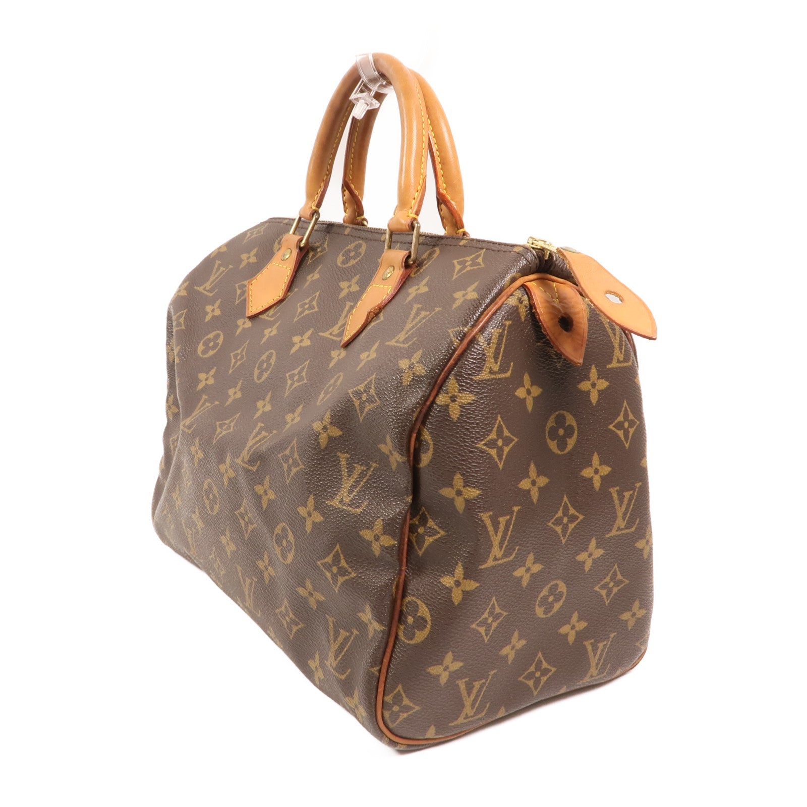 LOUIS VUITTON Monogram Speedy 30金扣手挽袋