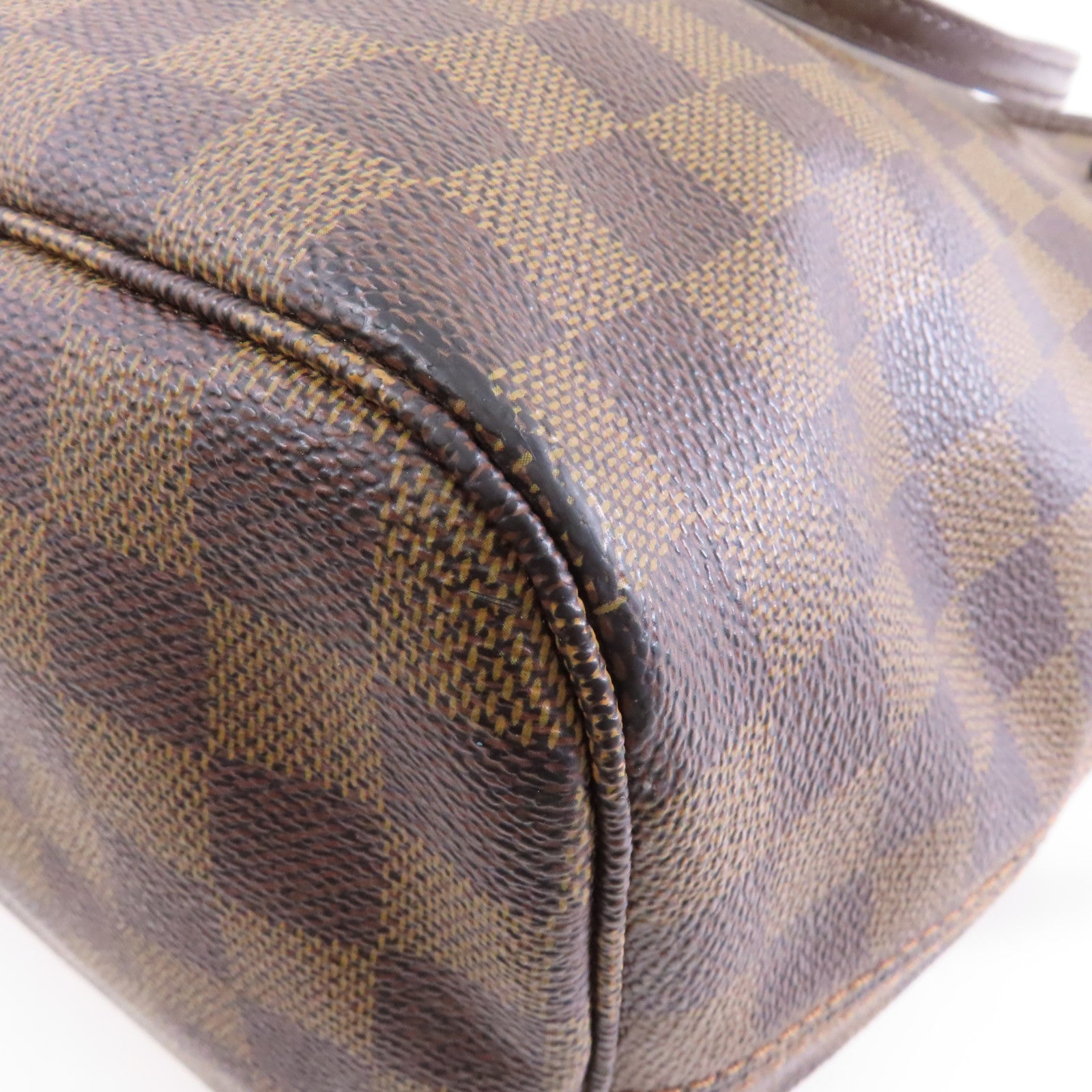 LOUIS VUITTON 【激減優惠】Damier Neverfull PM金扣肩背袋啡色