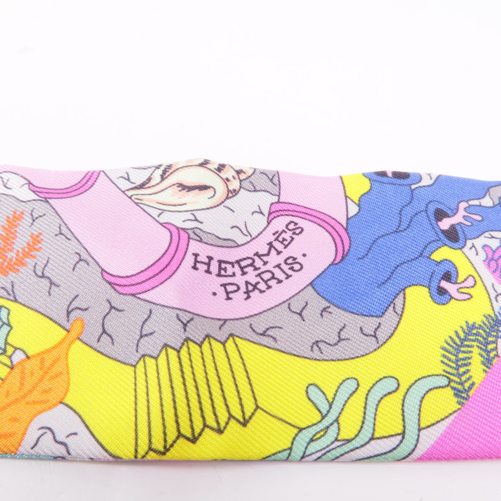 HERMES 絲質Twilly絲巾