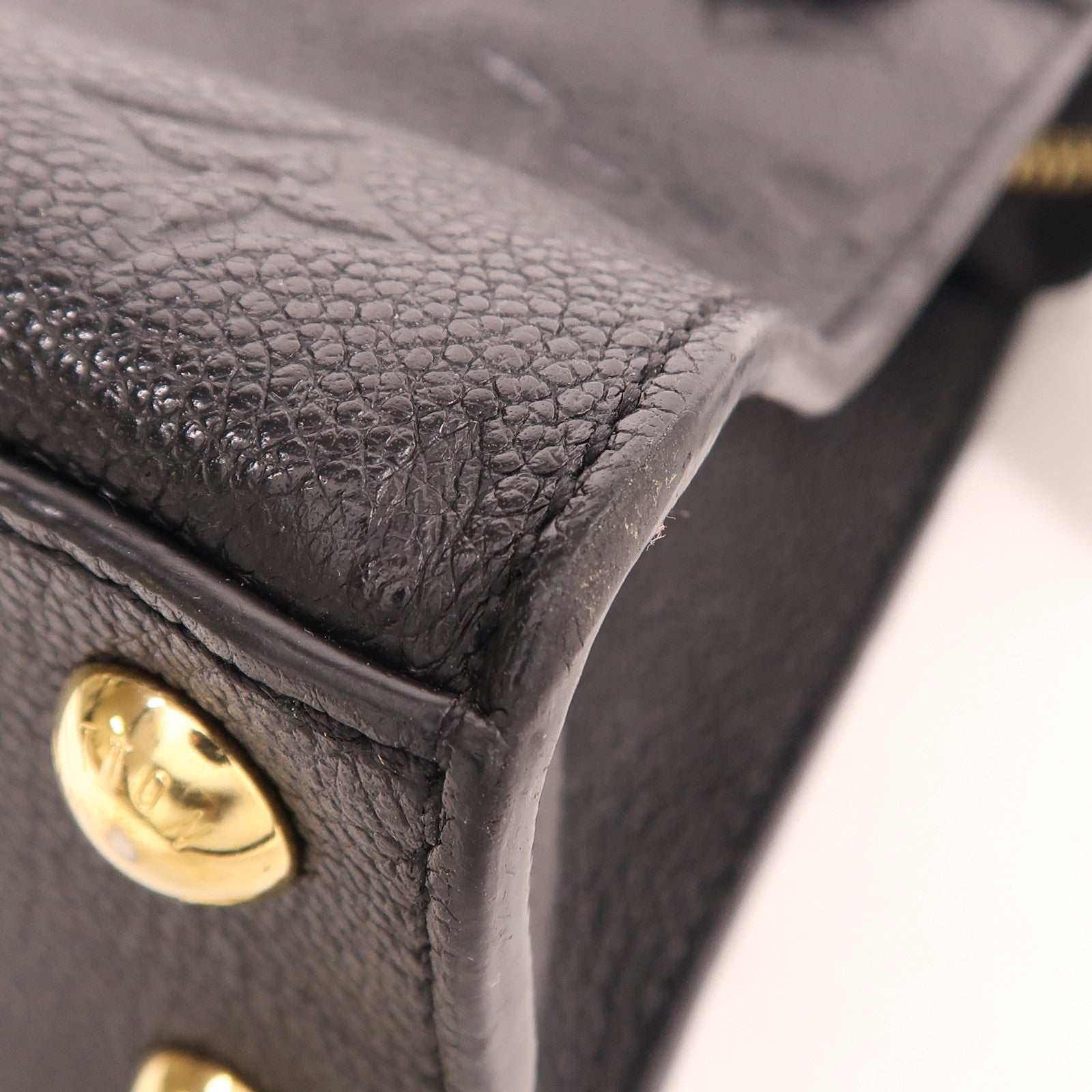 LOUIS VUITTON Monogram Empreinte Pont Neuf Mini金扣手挽肩背兩用袋