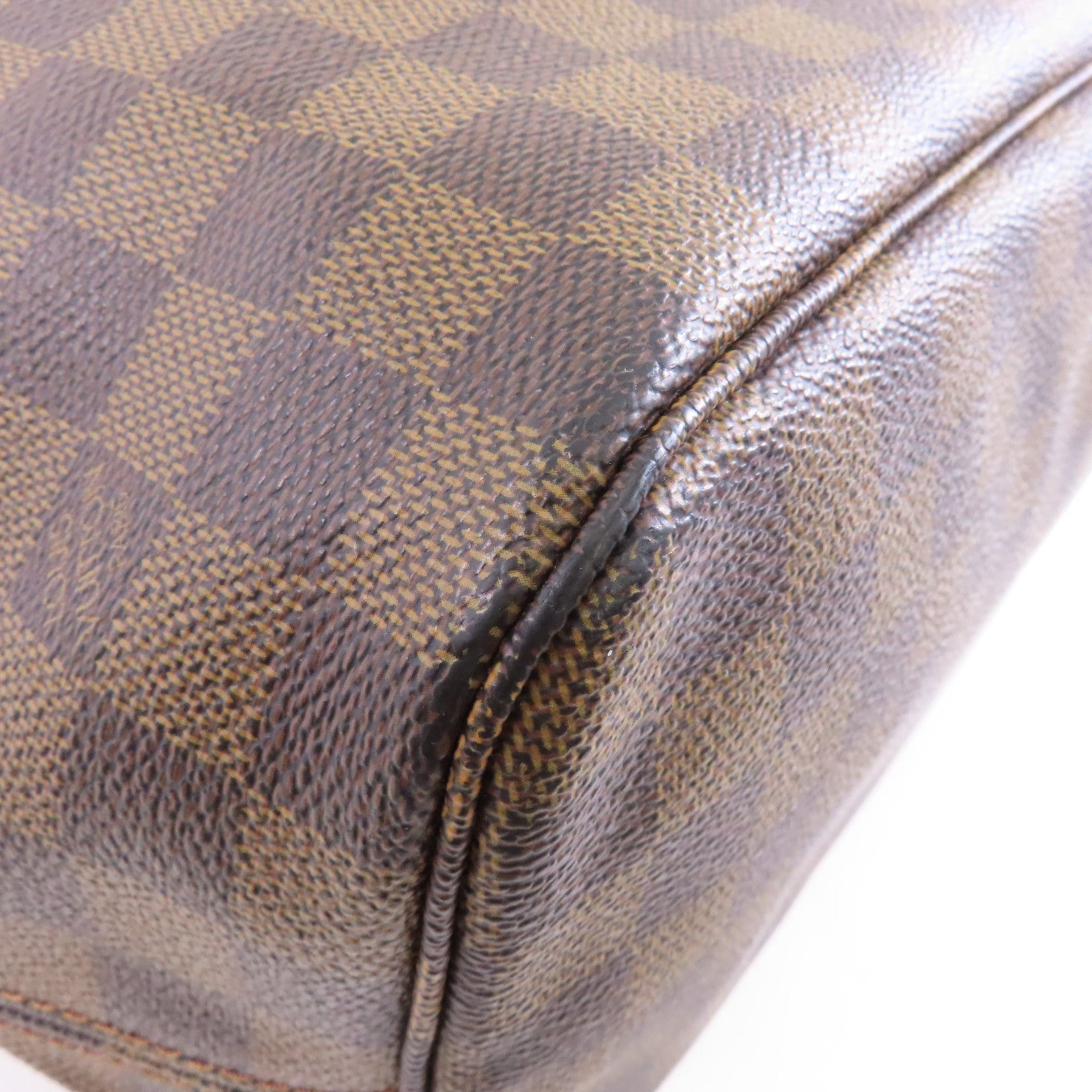 LOUIS VUITTON 【激減優惠】Damier Neverfull PM金扣肩背袋啡色