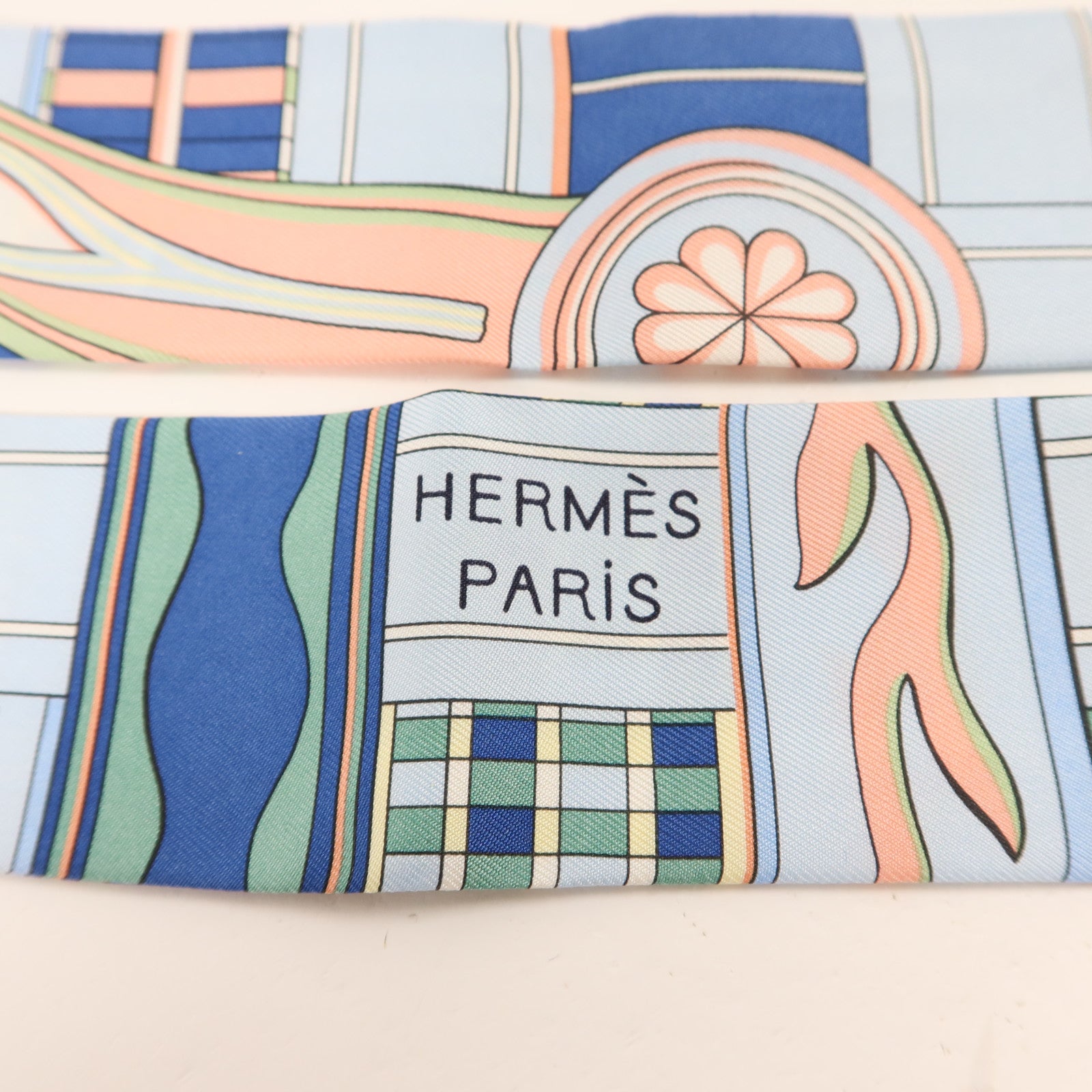 HERMES 絲質Twilly絲巾