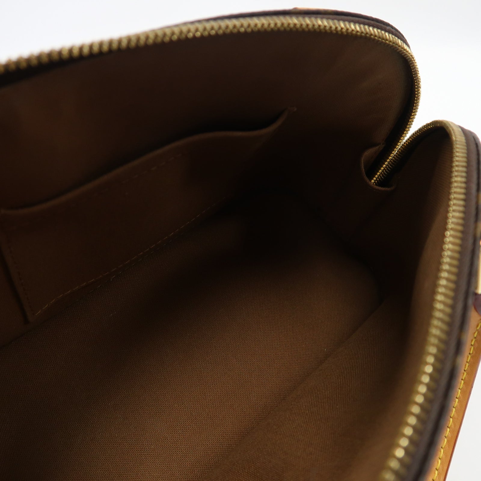 LOUIS VUITTON Monogram Alma BB金扣手挽肩背兩用袋啡色