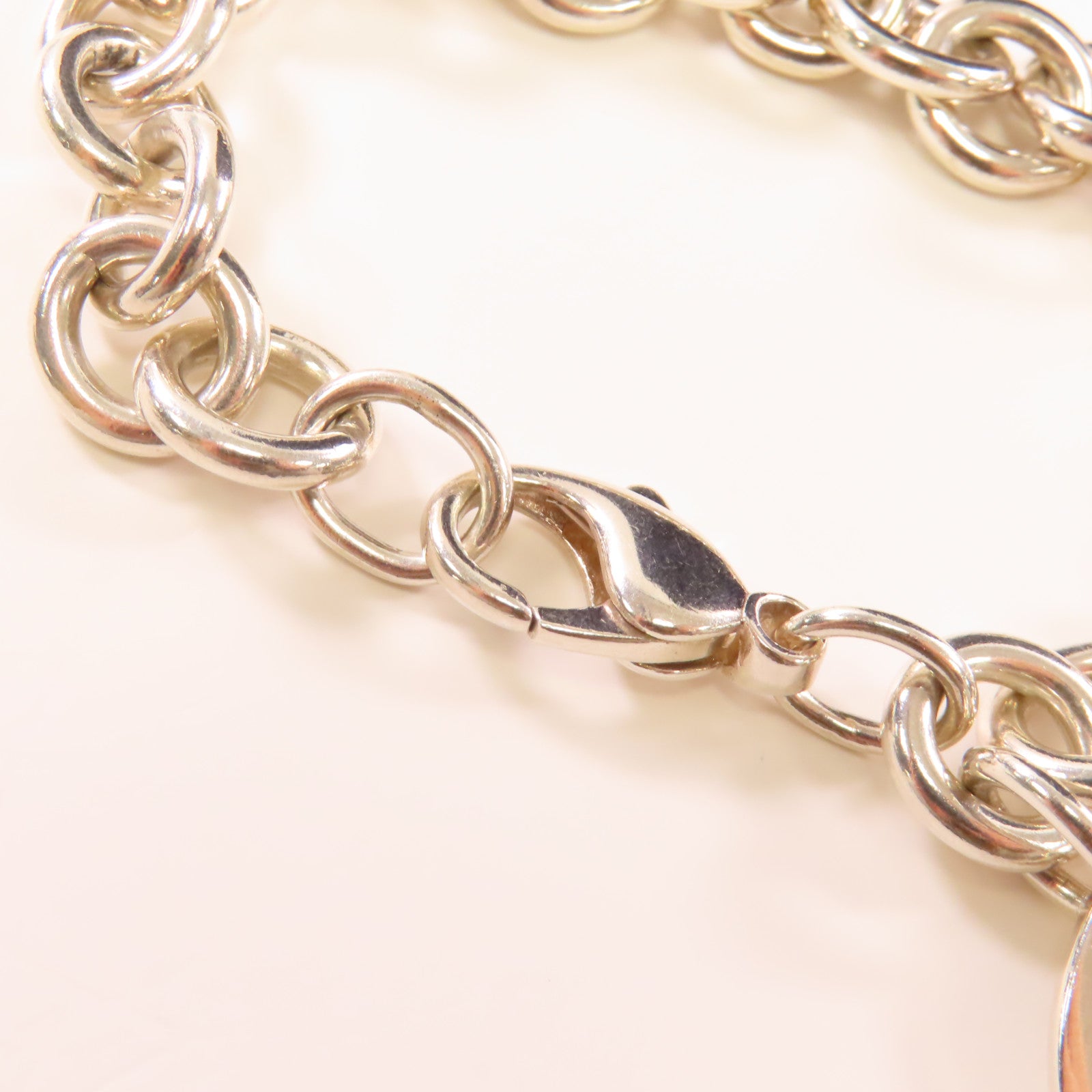 TIFFANY＆CO 925純銀Return to Tiffany Bracelet項鍊銀色