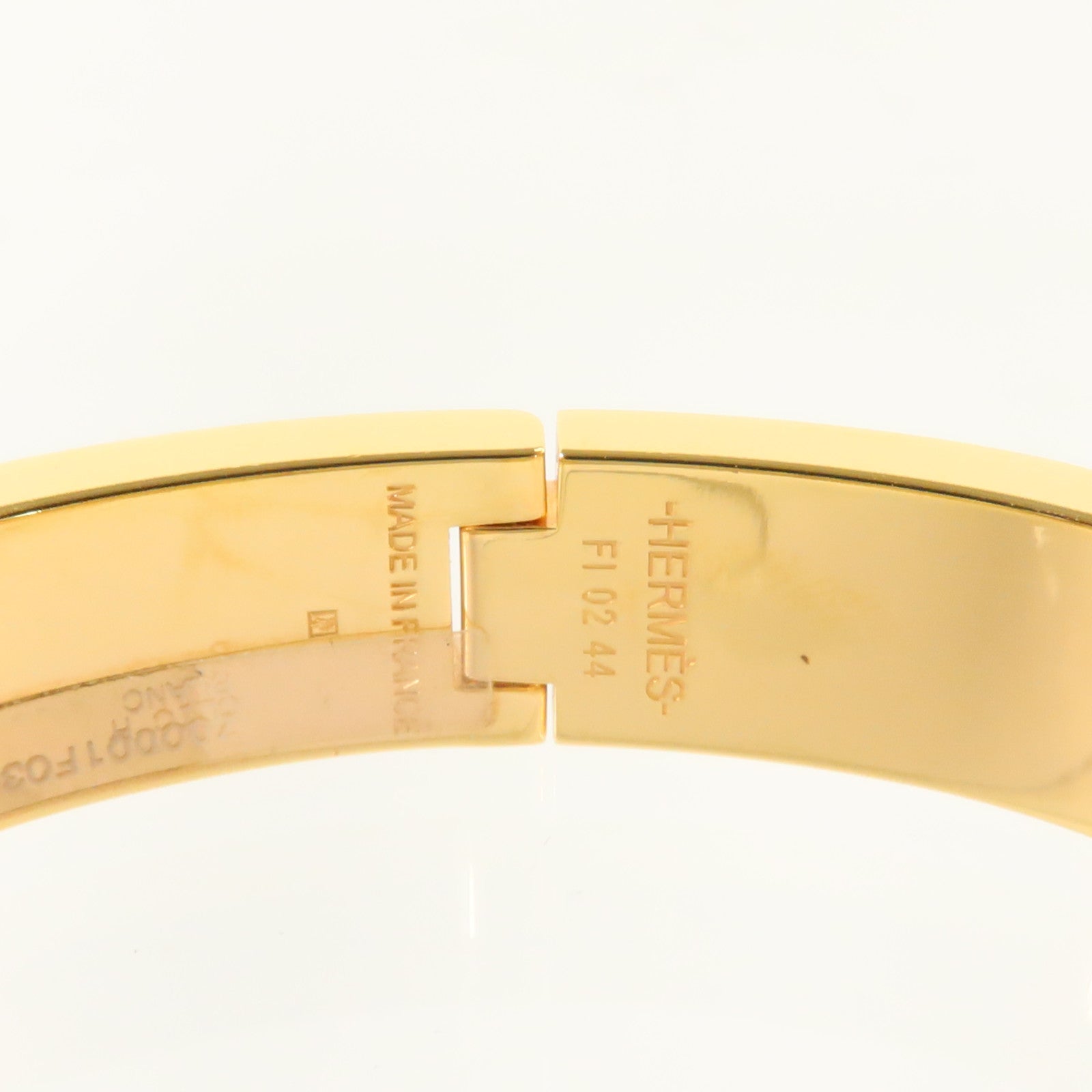 HERMES 金屬/琺瑯Clic H Bracelet金扣手鏈