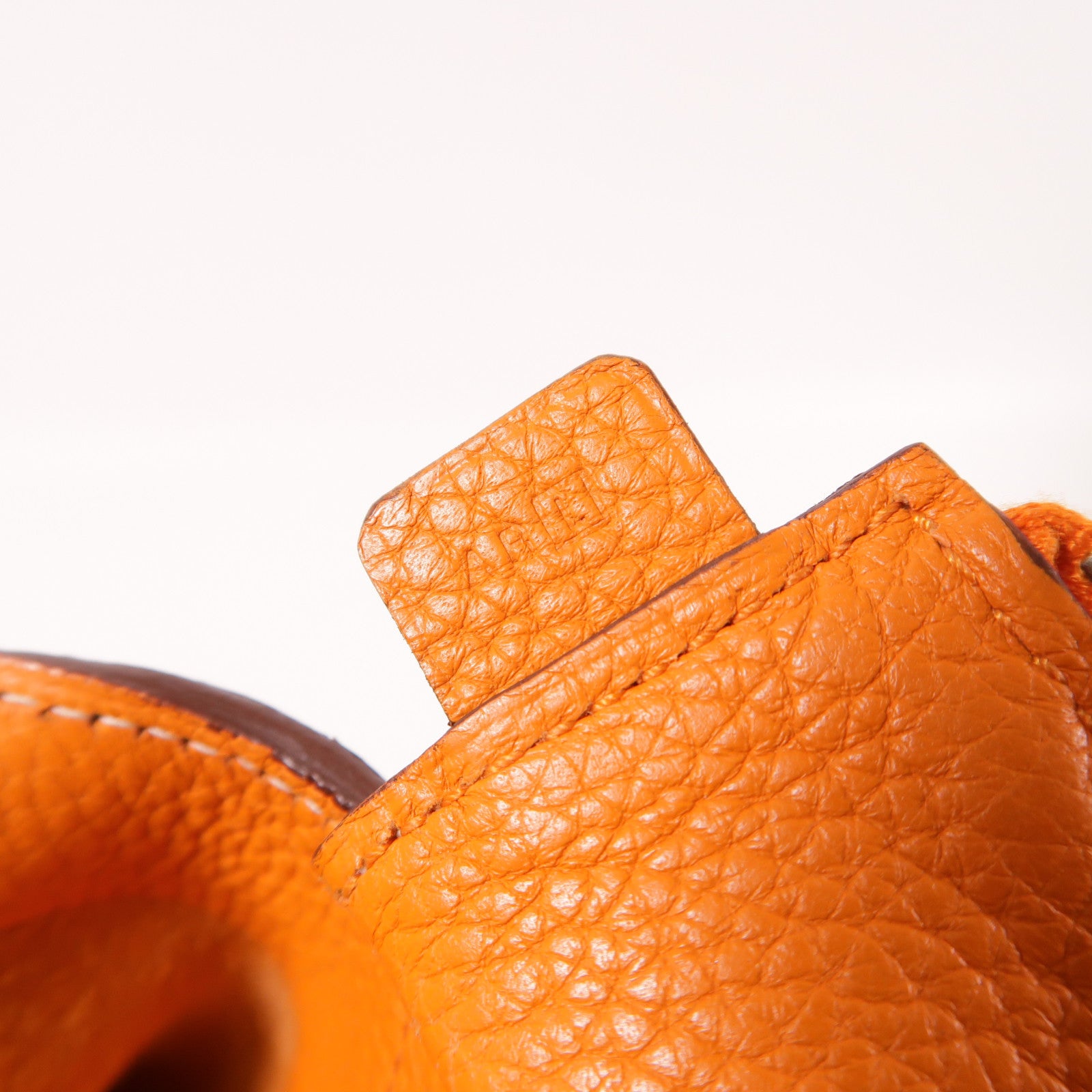 HERMES Clemence皮革Good News銀扣肩背袋