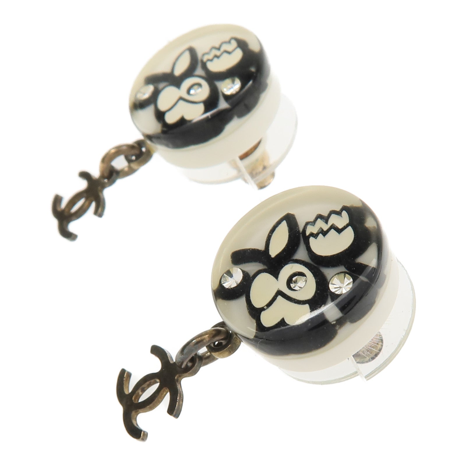 CHANEL 【激減優惠】金屬/PVC Earrings耳環