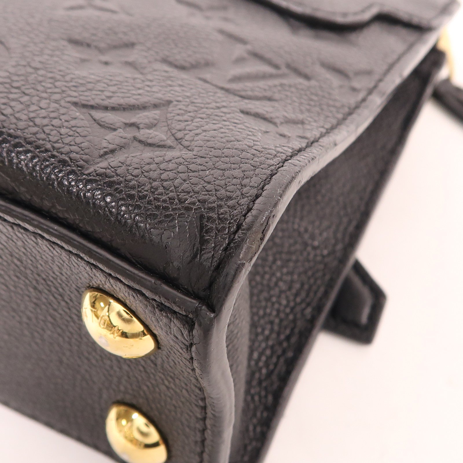 LOUIS VUITTON Monogram Empreinte Pont Neuf Mini金扣手挽肩背兩用袋