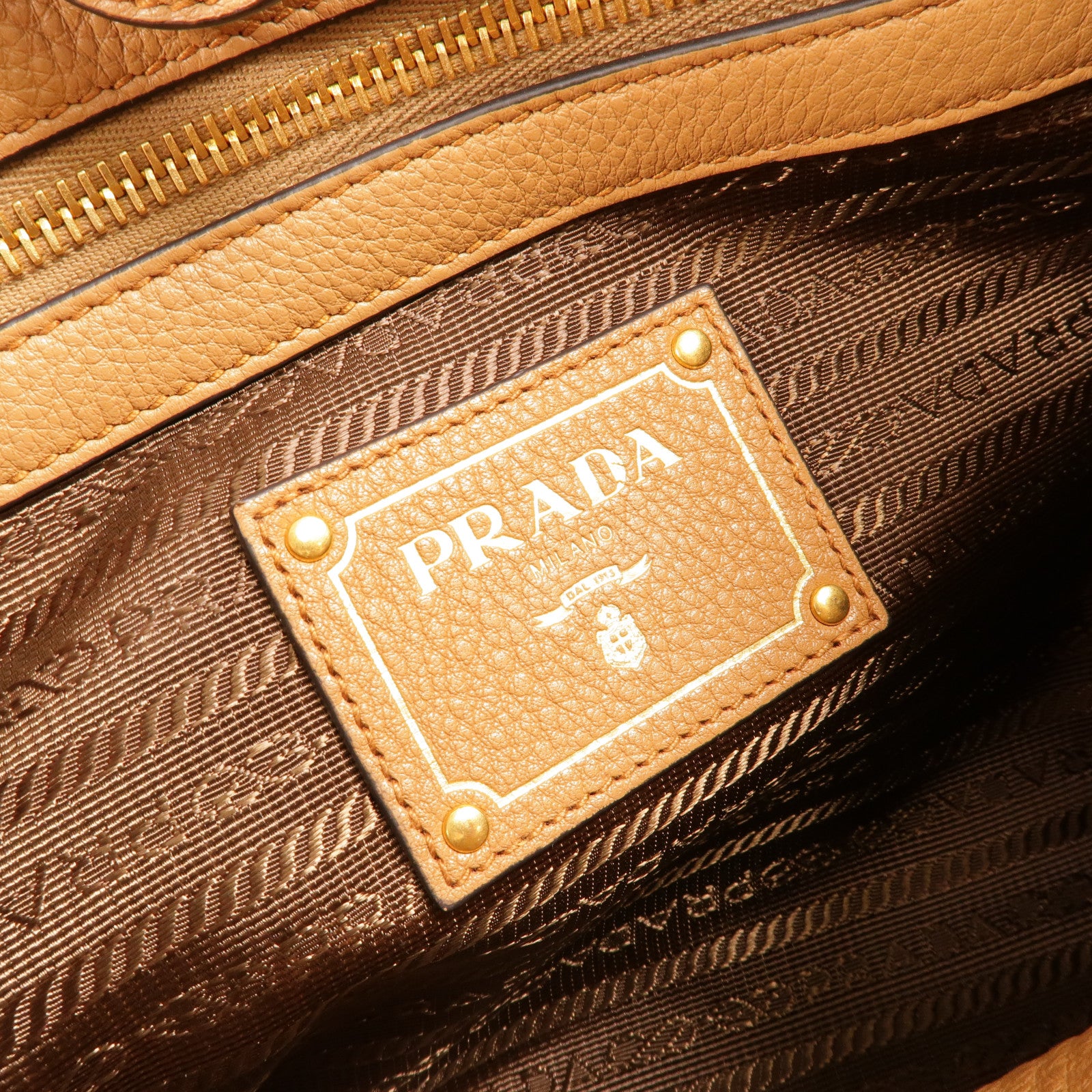 PRADA 牛皮皮革2Way Shoulder Bag手挽肩背兩用袋