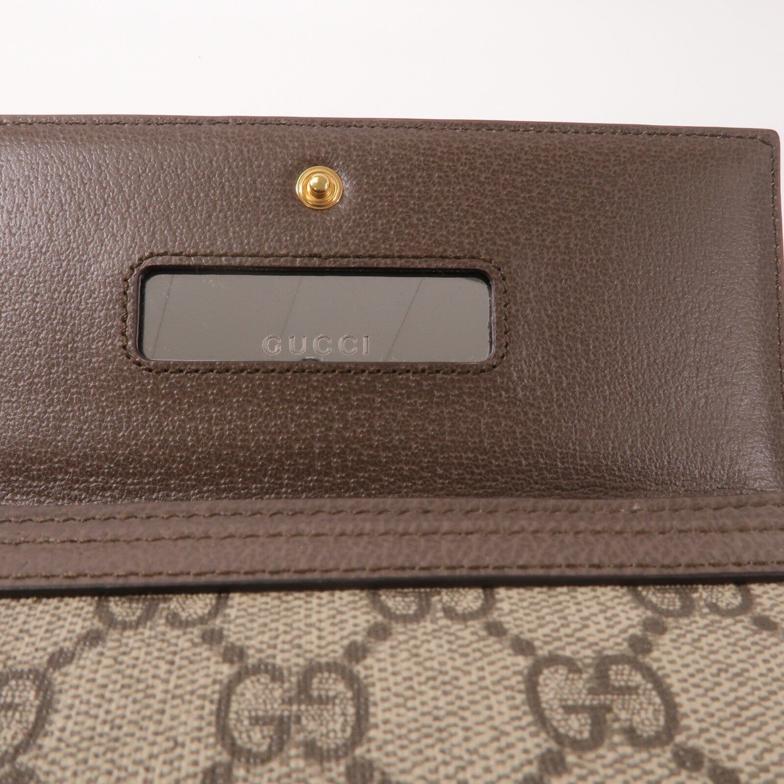 GUCCI 塗層帆布Ophidia Wallet With Chain鏈帶肩背袋