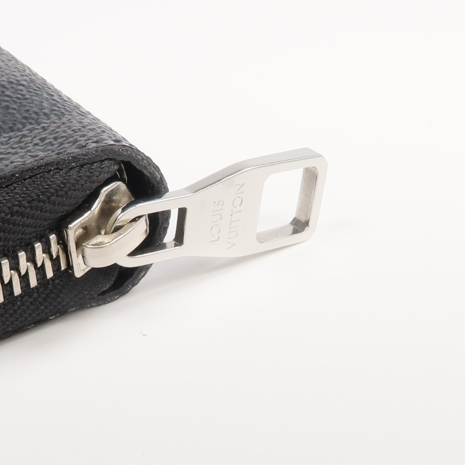 LOUIS VUITTON Damier Graphite Zipper Organizer銀扣長錢包