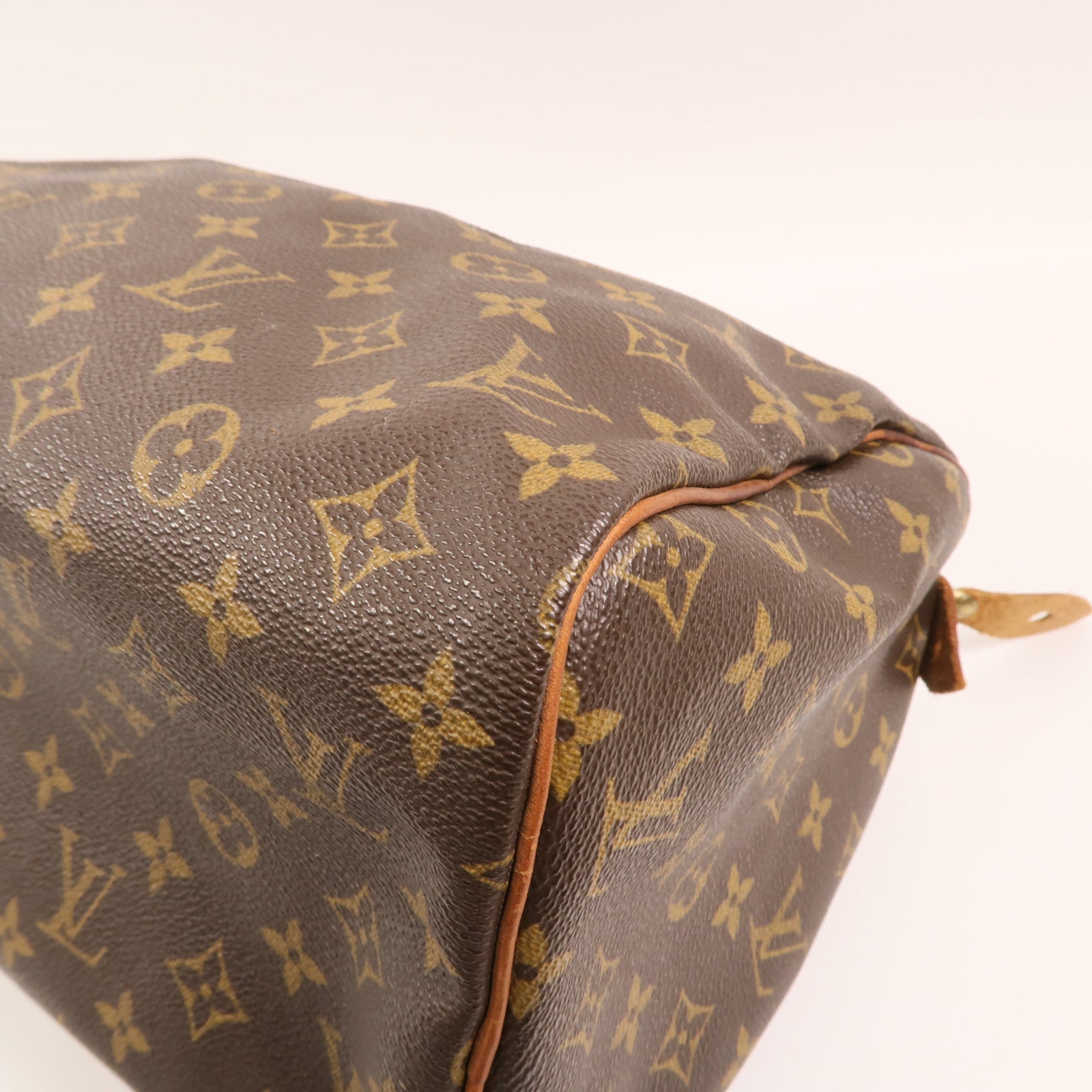 LOUIS VUITTON Monogram Speedy 30金扣手挽袋