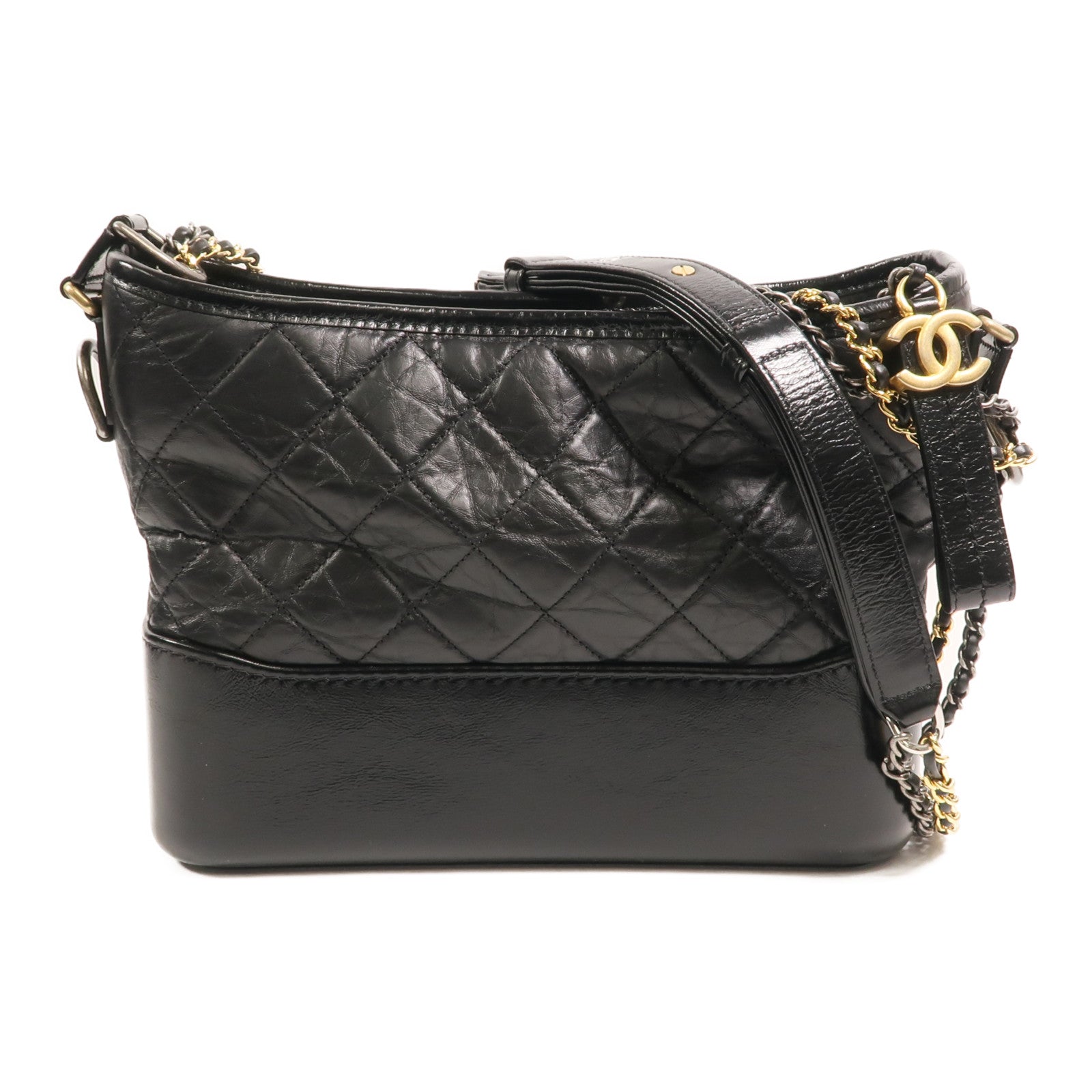 CHANEL 牛皮皮革Gabrielle Medium肩背袋